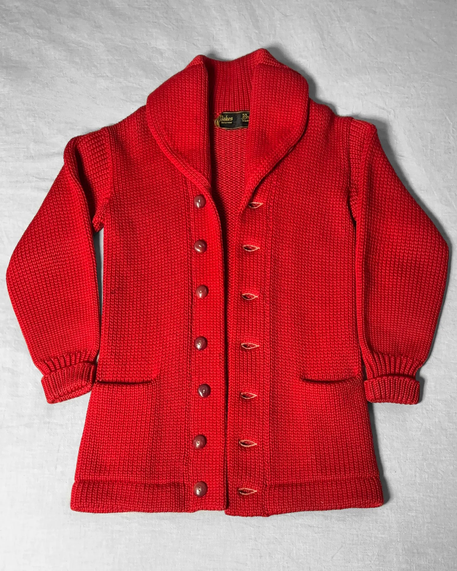 1930s Shawl Collar Cardigan