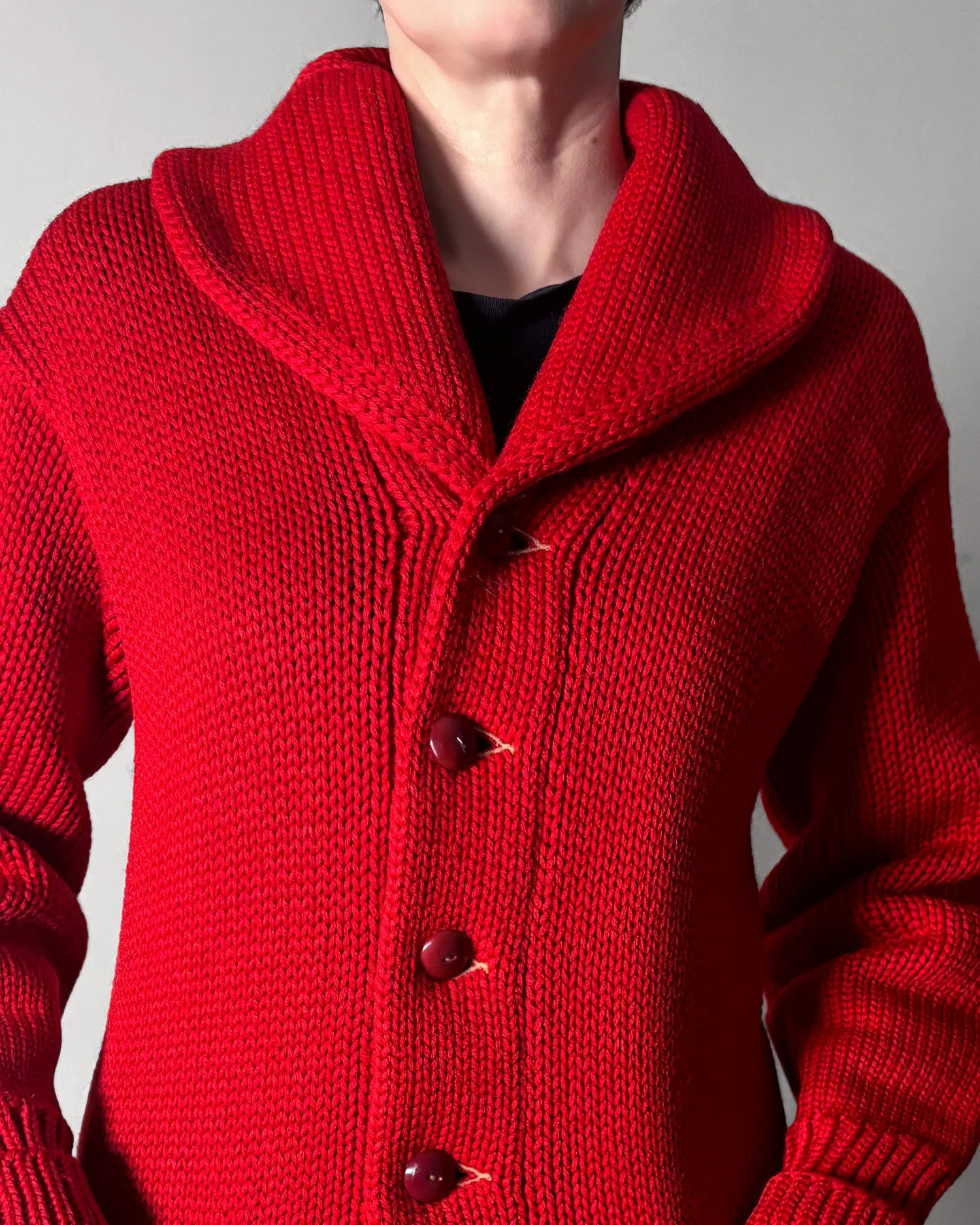 1930s Shawl Collar Cardigan