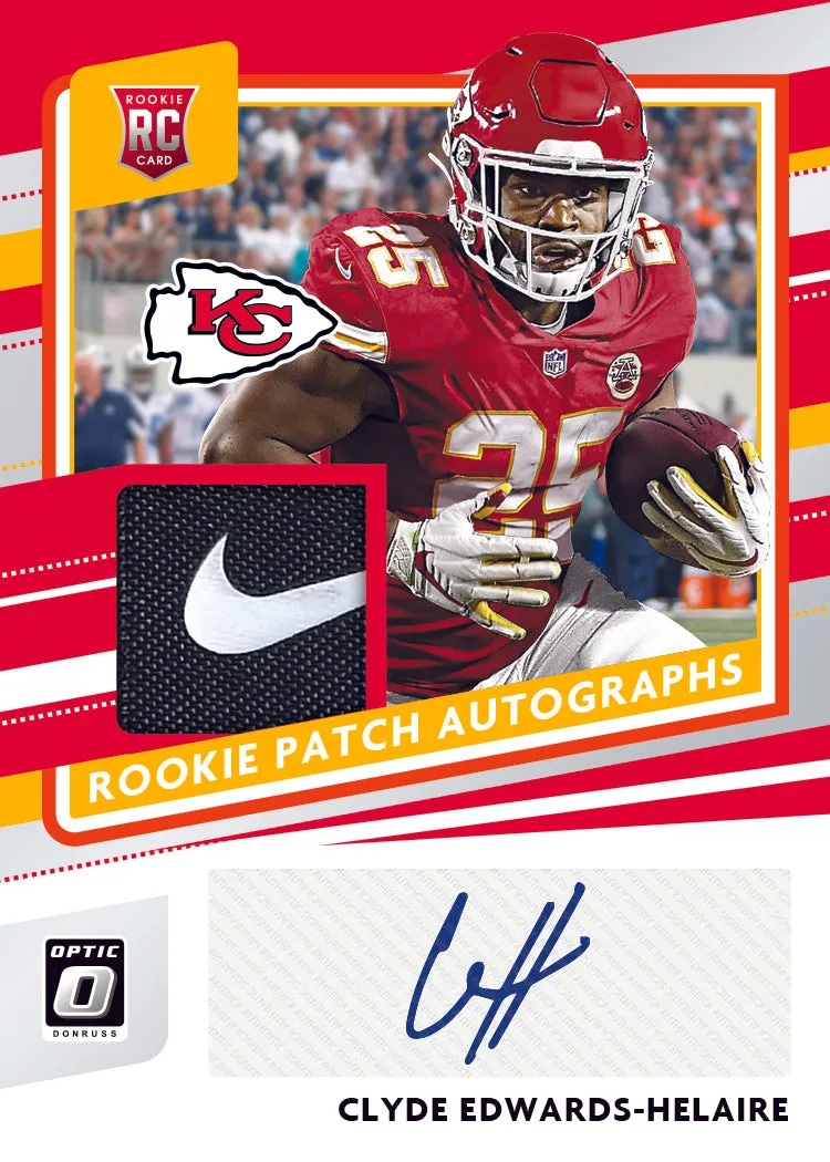 2020 NFL Panini Donruss Optic Football Hobby Box