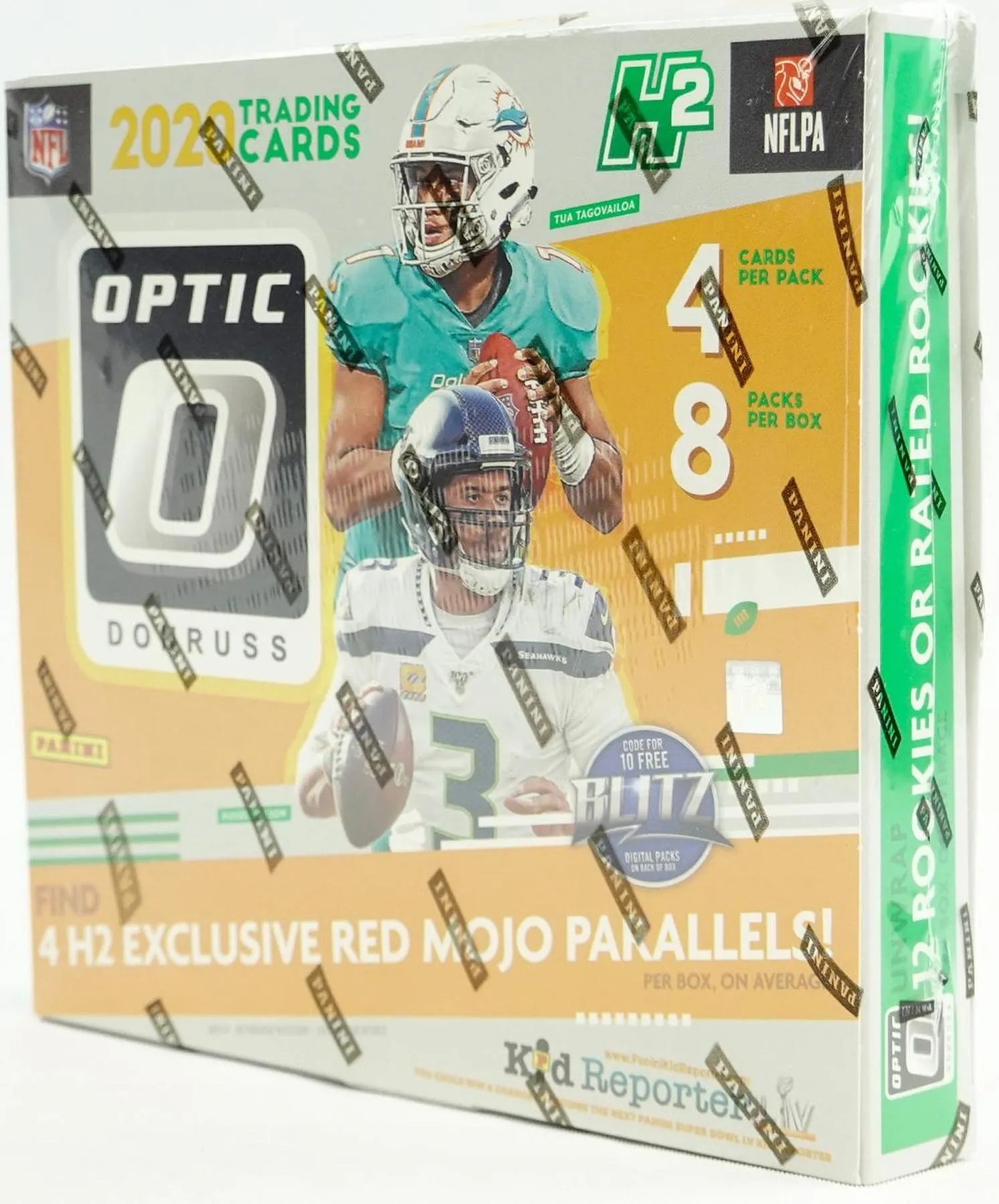 2020 Panini Donruss Optic Football Hobby Hybrid Box