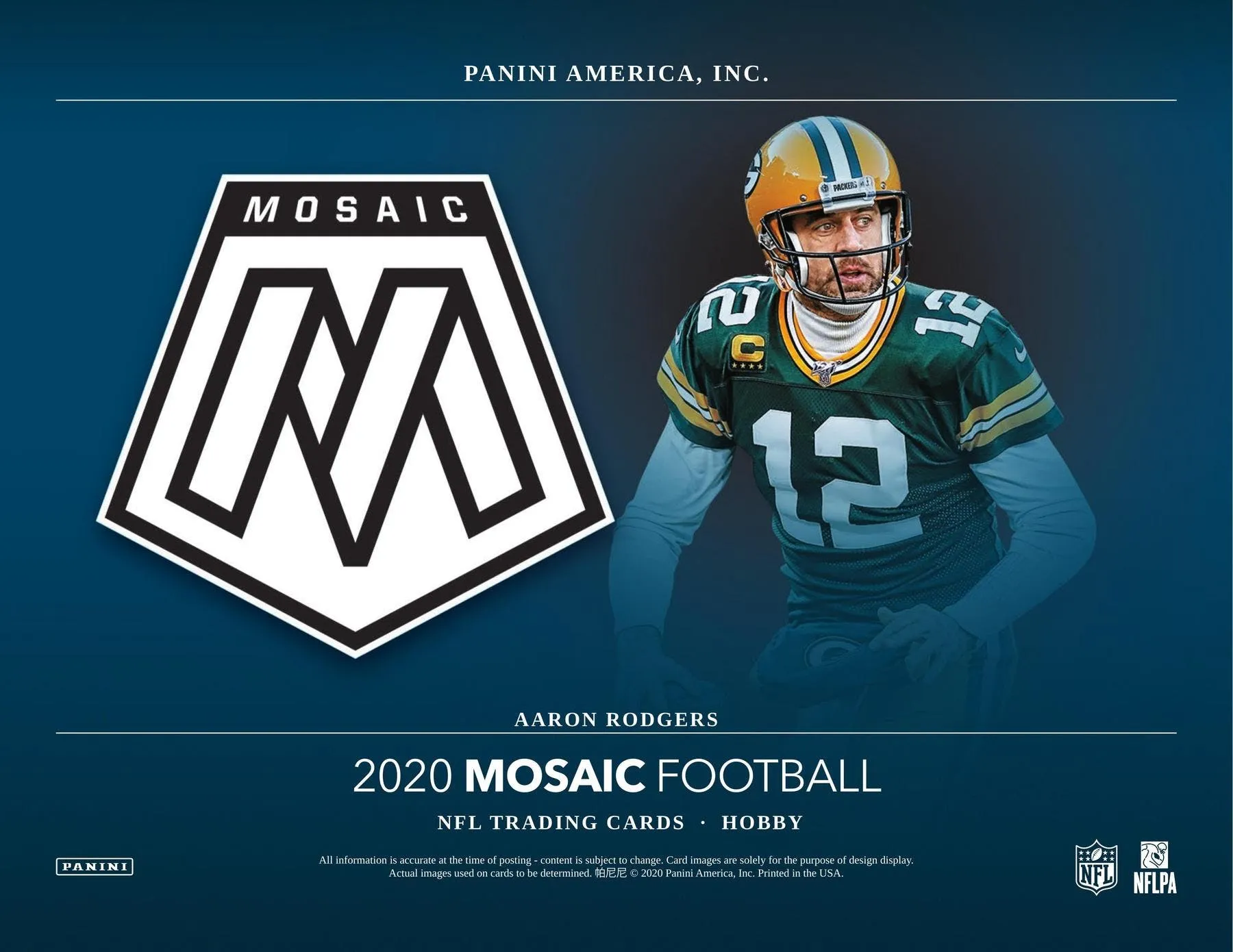 2020 Panini Mosaic Football Hobby Box