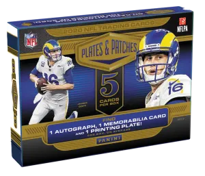 2020 Panini Plates & Patches Football Hobby Box