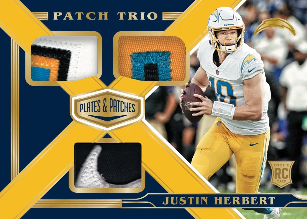 2020 Panini Plates & Patches Football Hobby Box