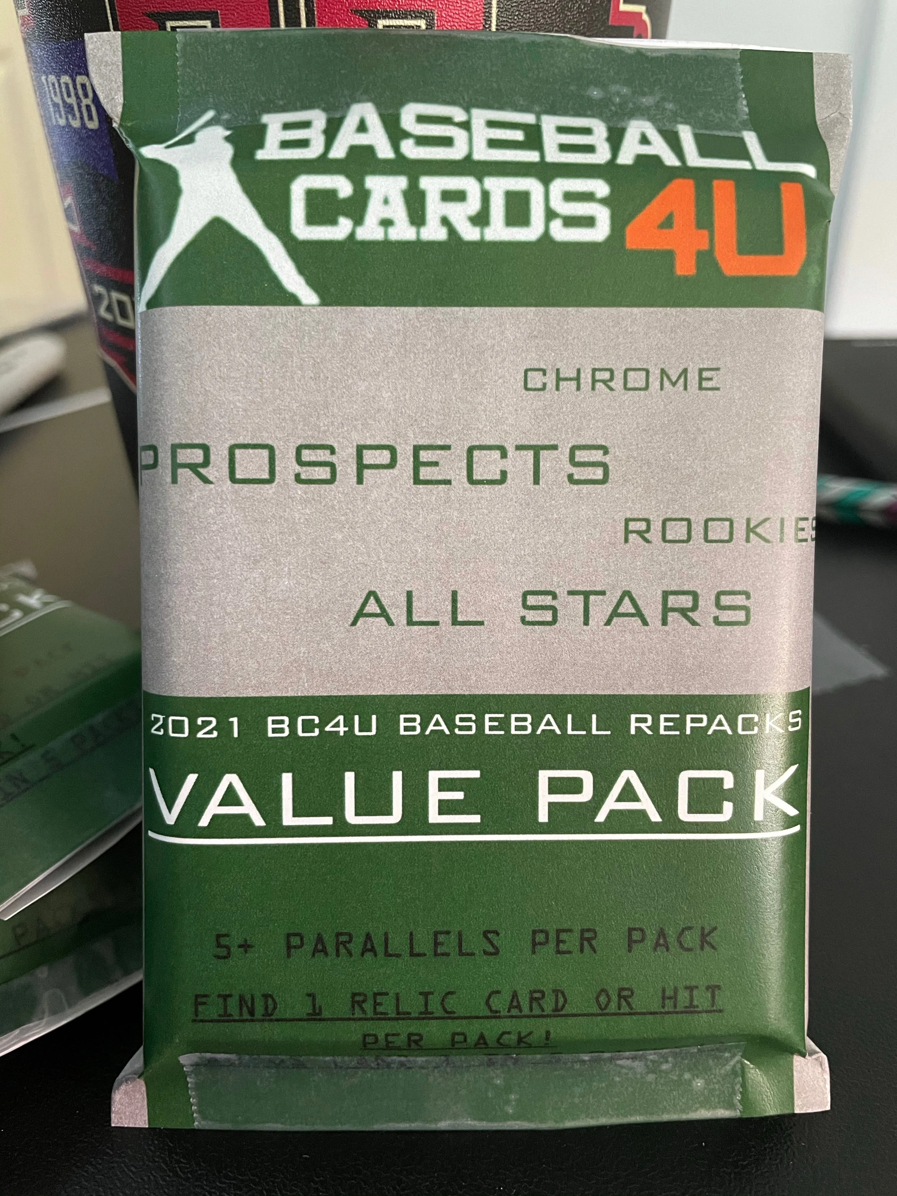 2021 BC4U Repacks VALUE PACK - 25 Cards - 1 Hit per pack - Prospects, Bowman, Chrome - HUGE VALUE!