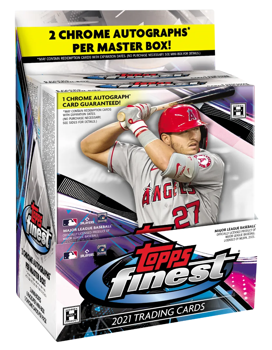 2021 Topps Finest MLB Hobby Box