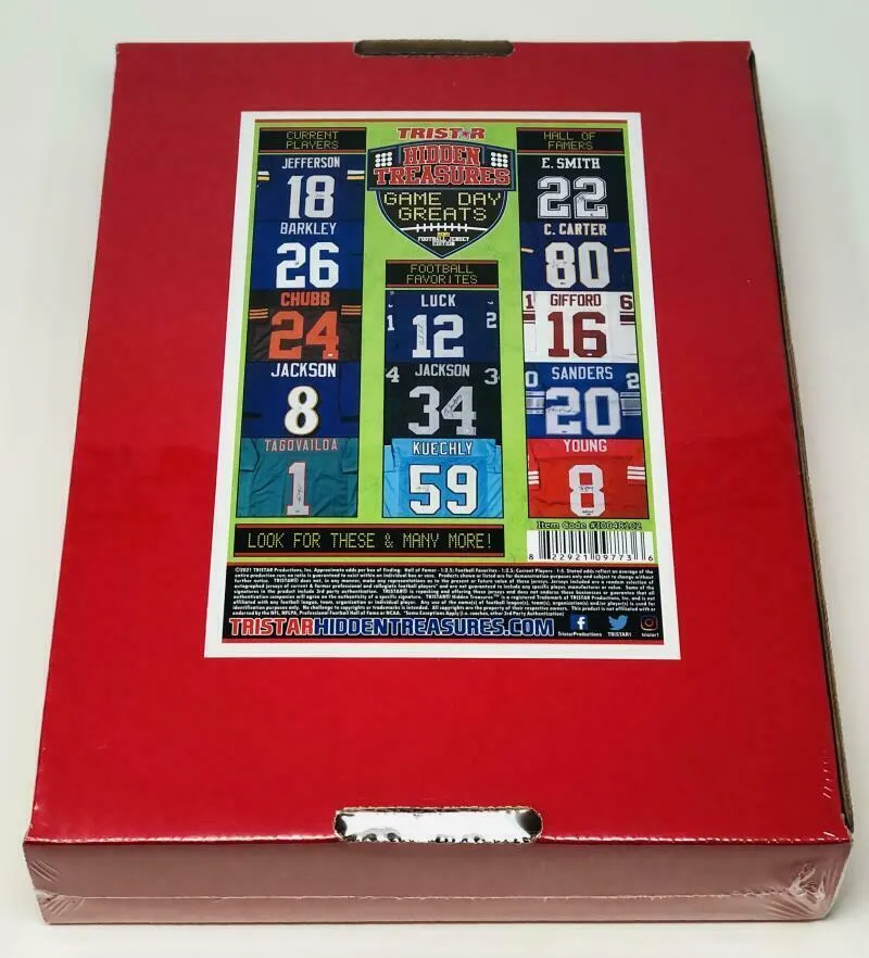 2021 Tristar Hidden Treasures Game Day Greats Autographed Football Jersey