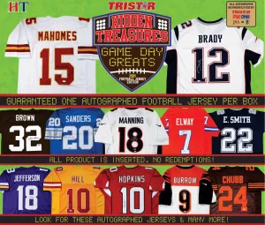 2021 Tristar Hidden Treasures Game Day Greats Autographed Football Jersey