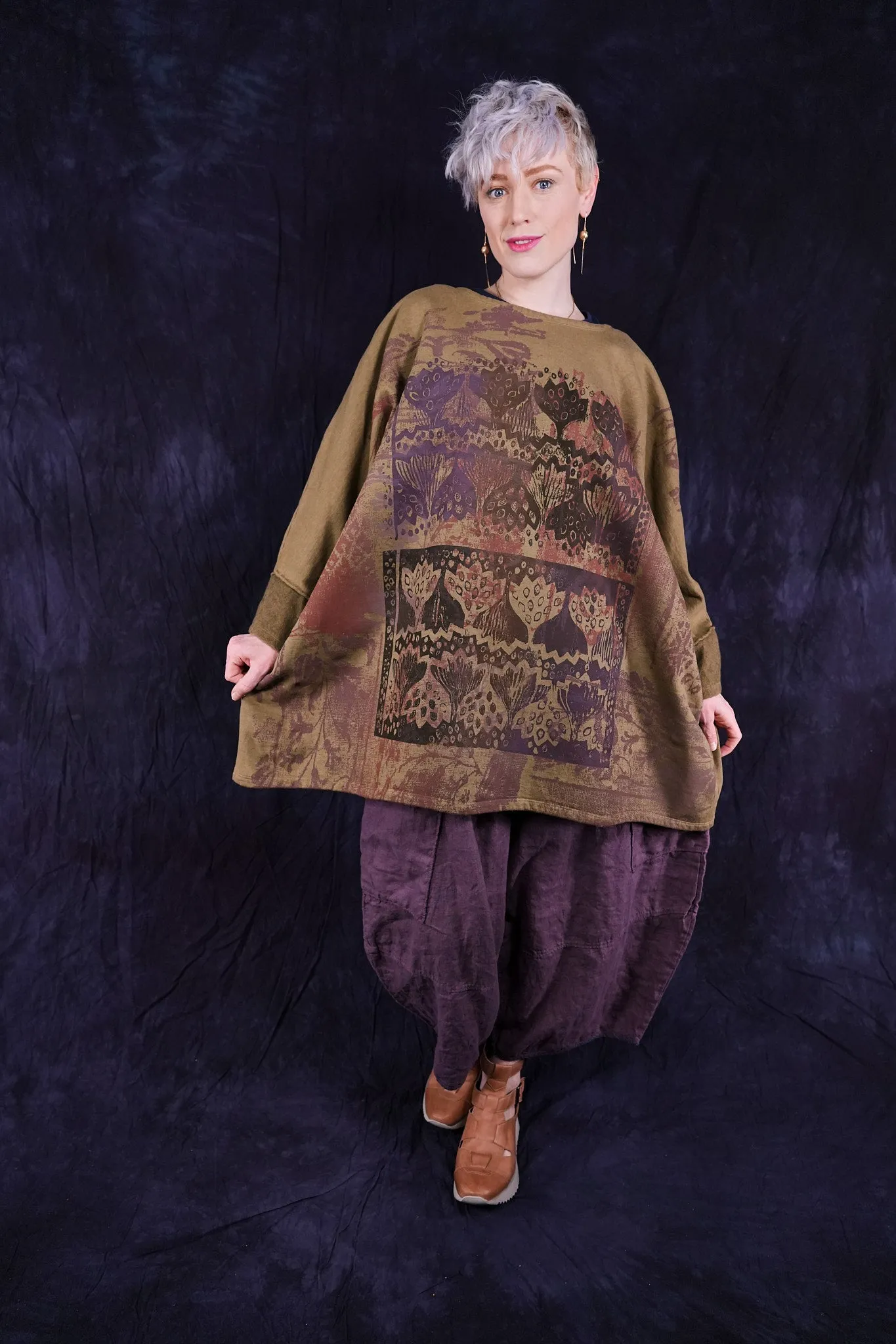 2304-2 Modern Sweatshirt Fleece Cuff Coyote-P