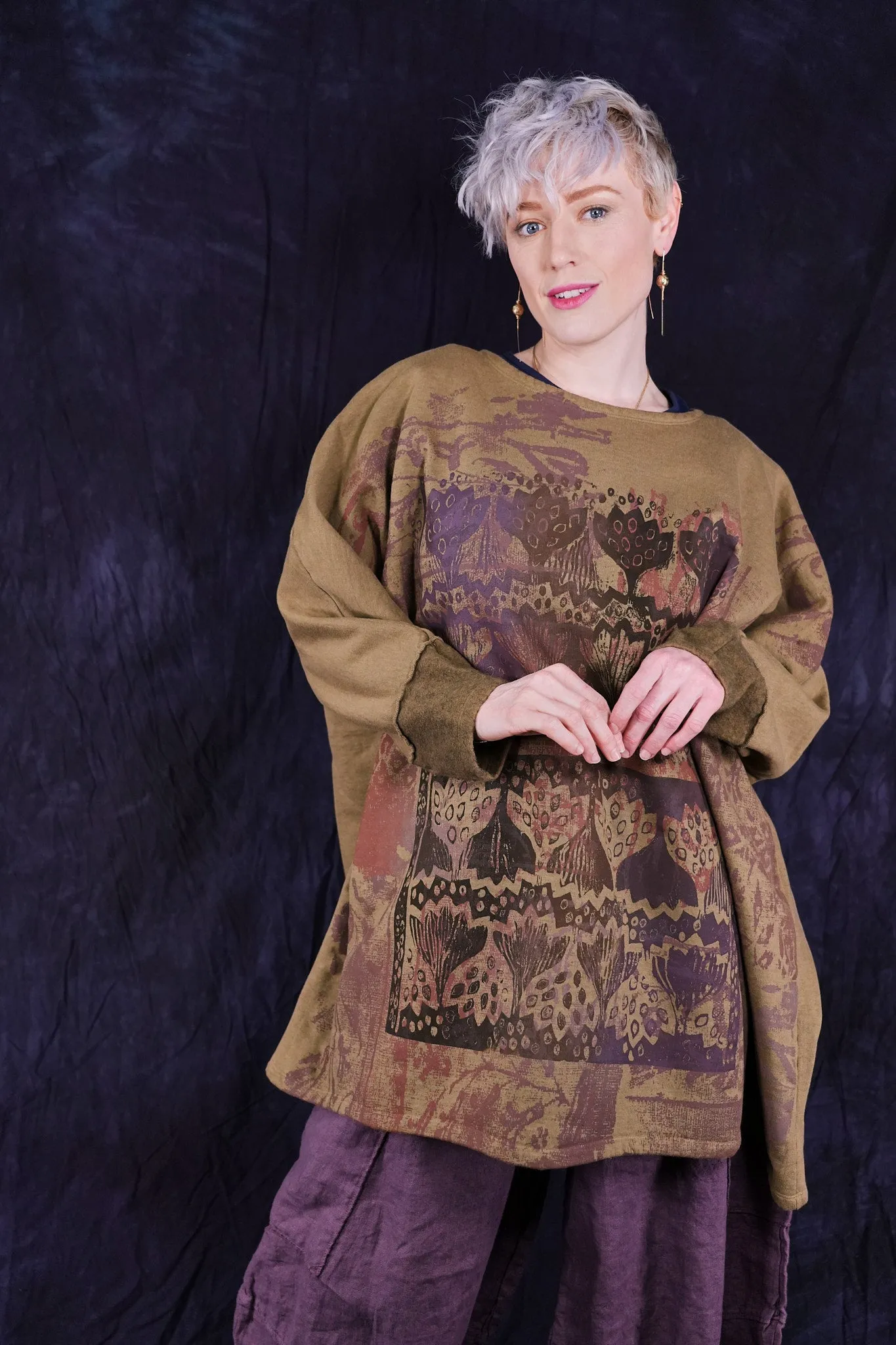 2304-2 Modern Sweatshirt Fleece Cuff Coyote-P