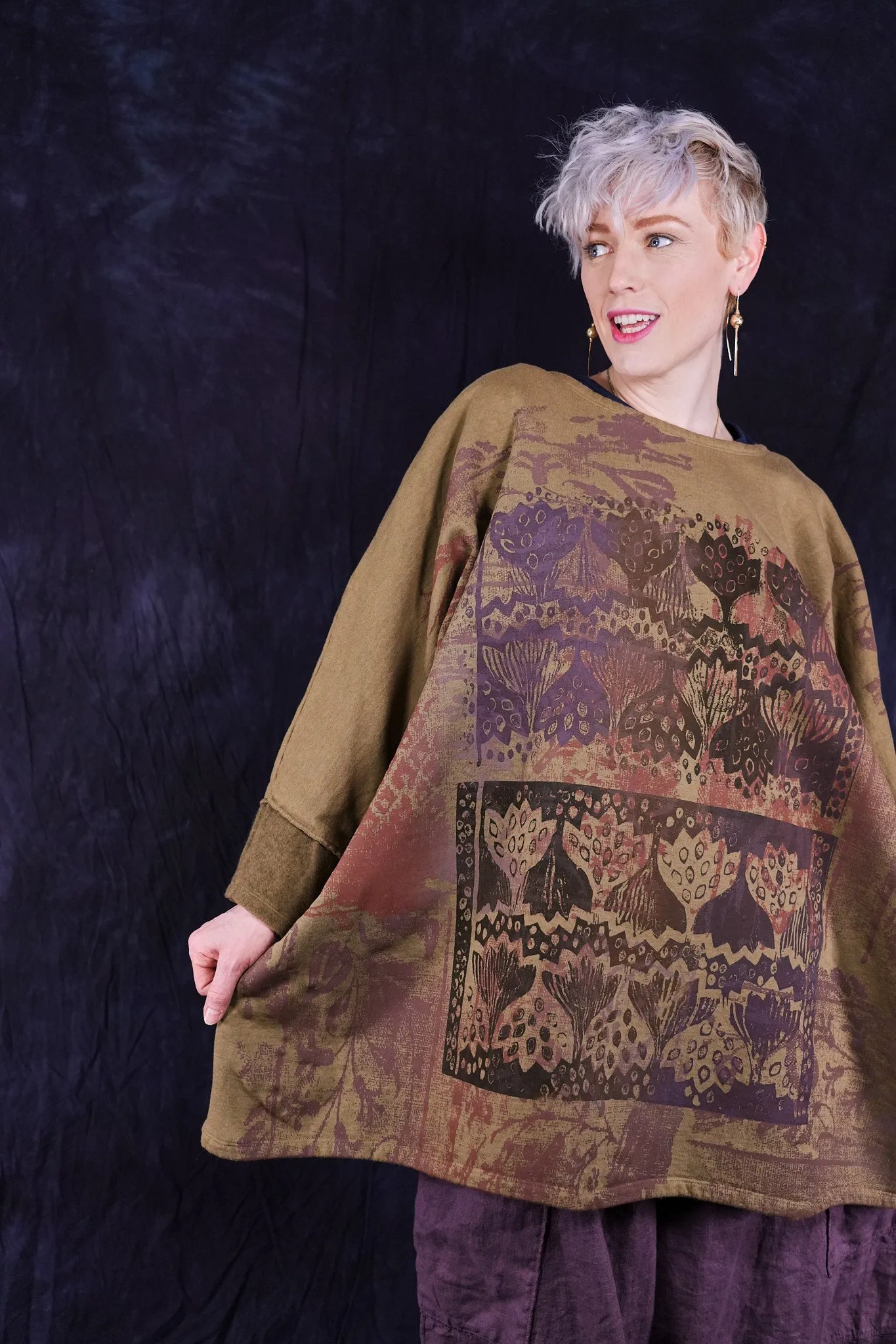 2304-2 Modern Sweatshirt Fleece Cuff Coyote-P