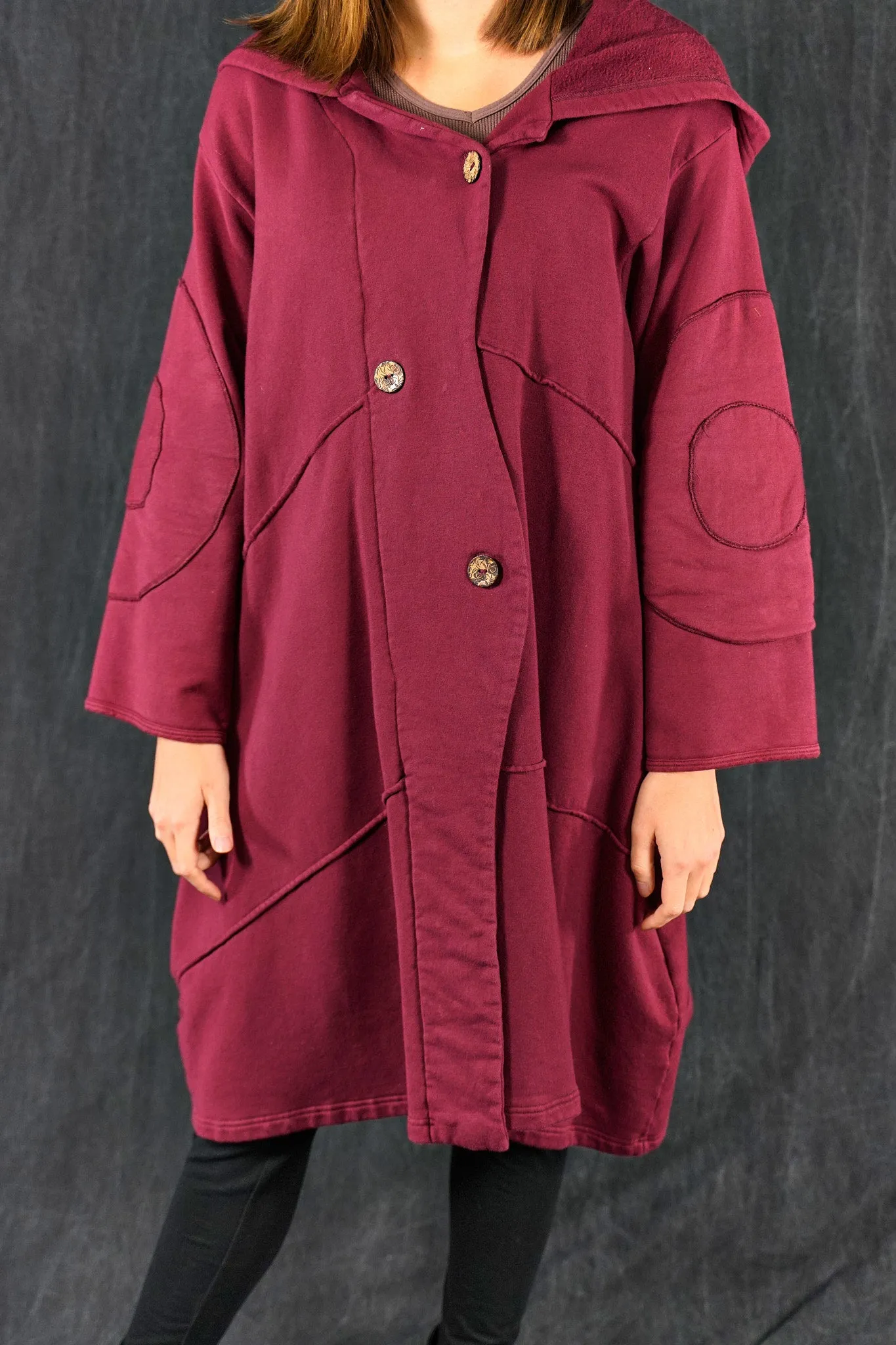 5227 Collectable Blue Fish Fleece Fig Coat ROSSO RED