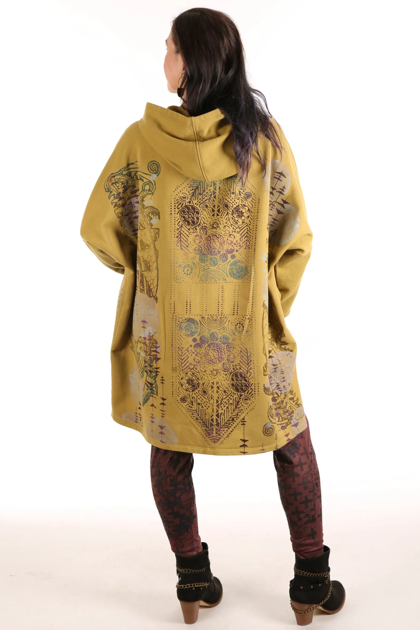 5255 HZ Square Zipper Hoodie Osage P
