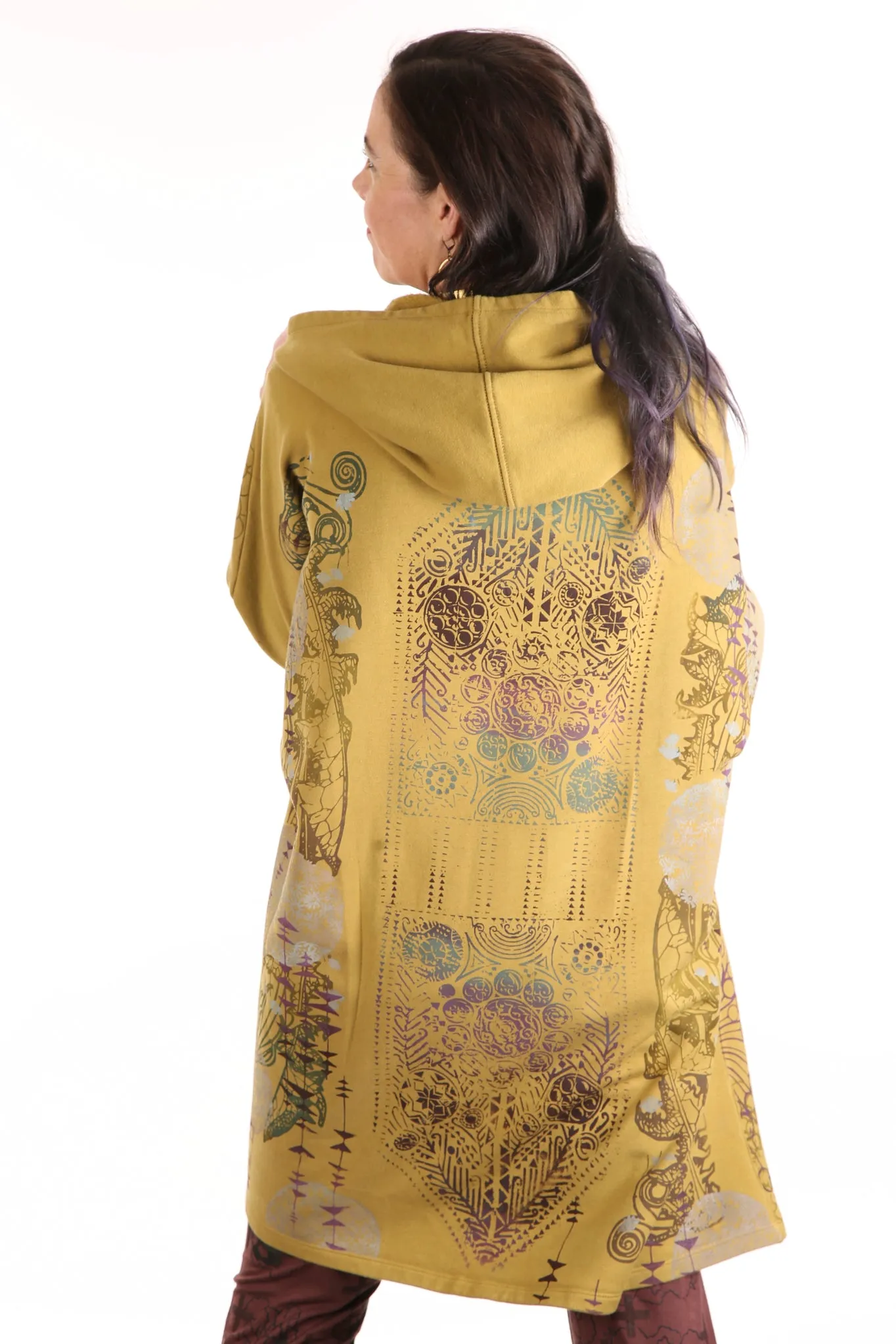 5255 HZ Square Zipper Hoodie Osage P