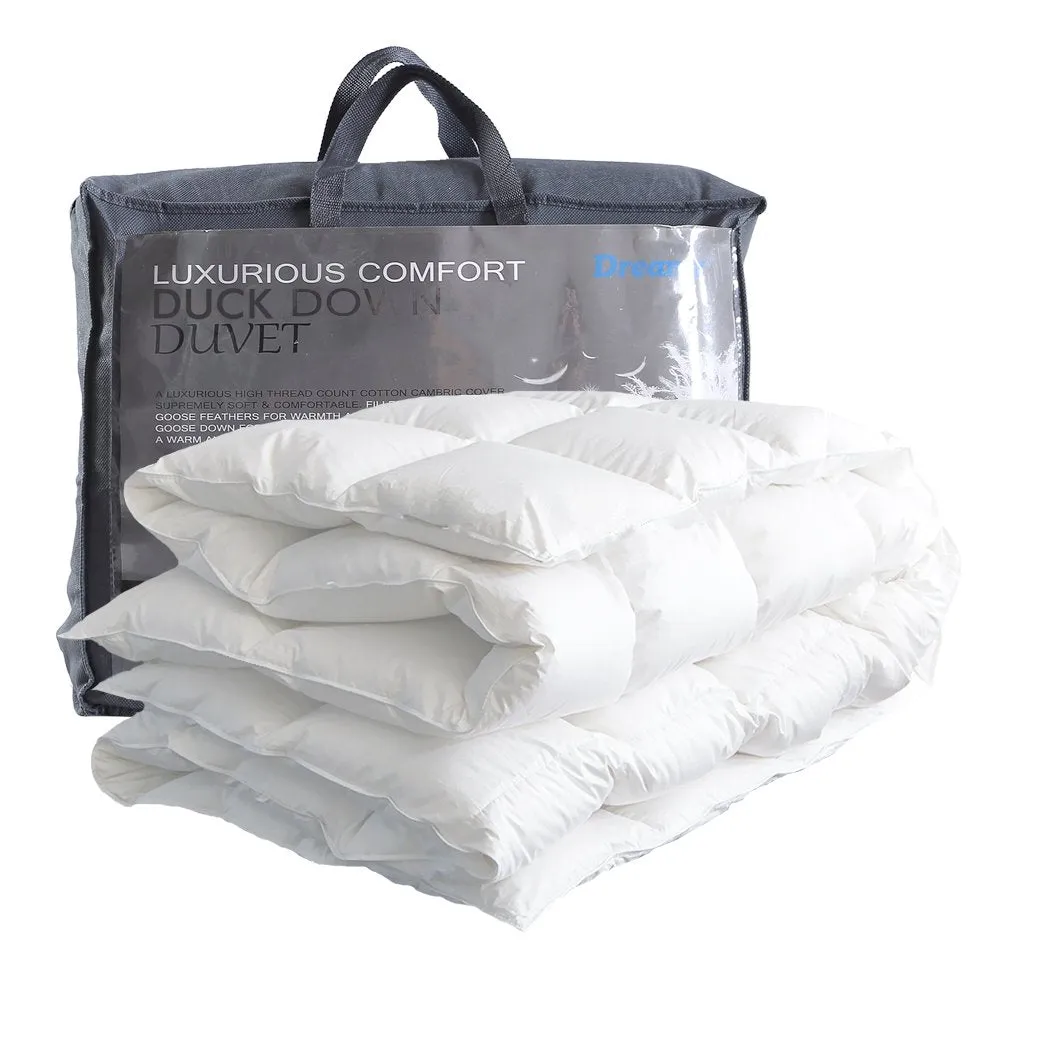 700GSM All Season Duck Down Feather Filling Duvet in Single Size