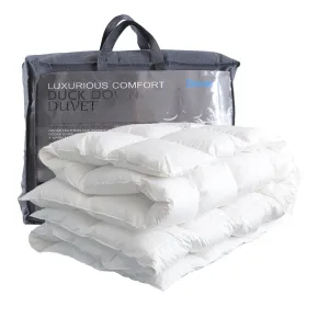 700GSM All Season Duck Down Feather Filling Duvet in Single Size
