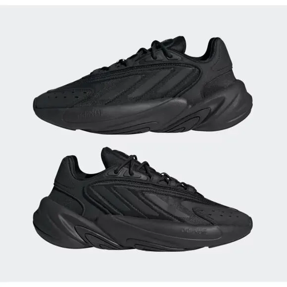 ADIDAS Ozelia Sneaker Shoes Retro Athletic Triple Core Black H03131 Boy Kids 5