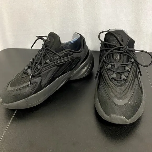 ADIDAS Ozelia Sneaker Shoes Retro Athletic Triple Core Black H03131 Boy Kids 5
