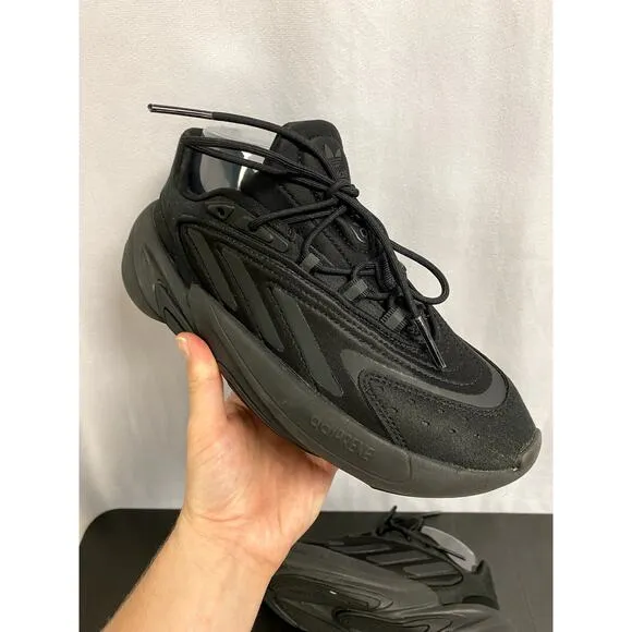 ADIDAS Ozelia Sneaker Shoes Retro Athletic Triple Core Black H03131 Boy Kids 5