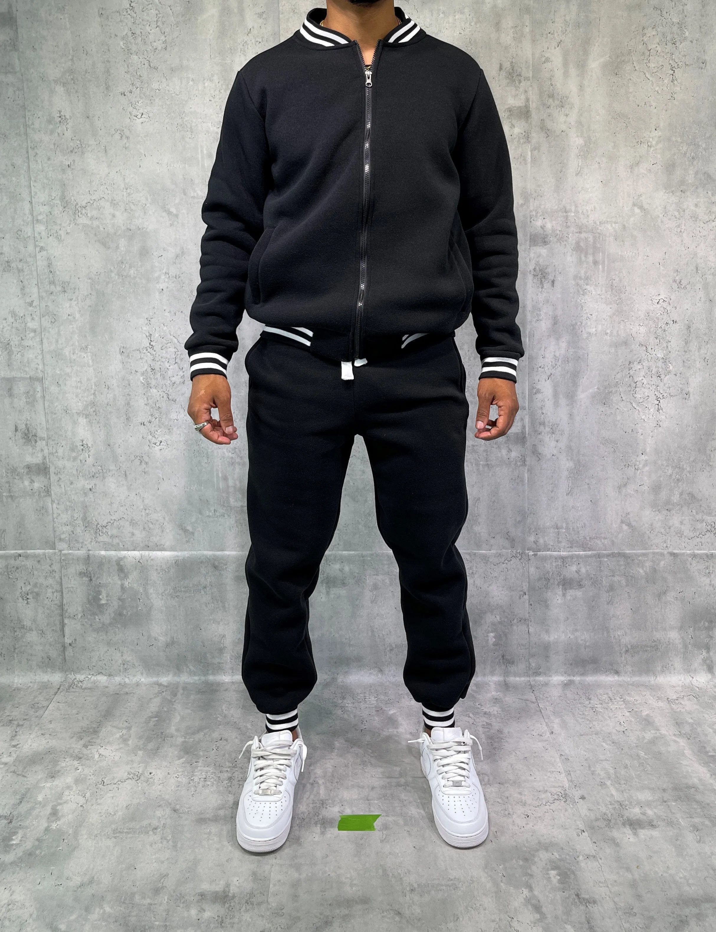 AF18595: Varsity Jacket & Jogger Set
