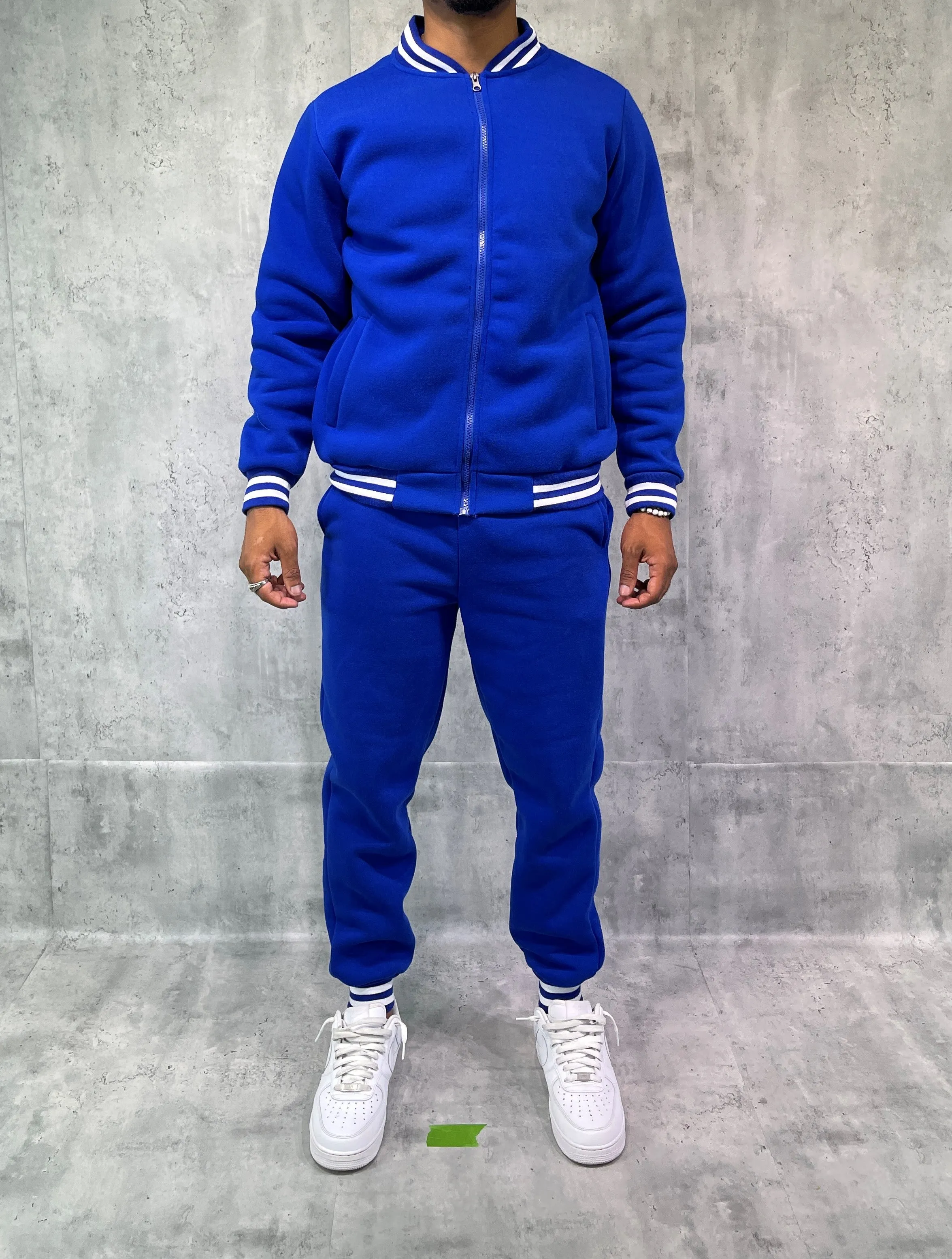 AF18595: Varsity Jacket & Jogger Set