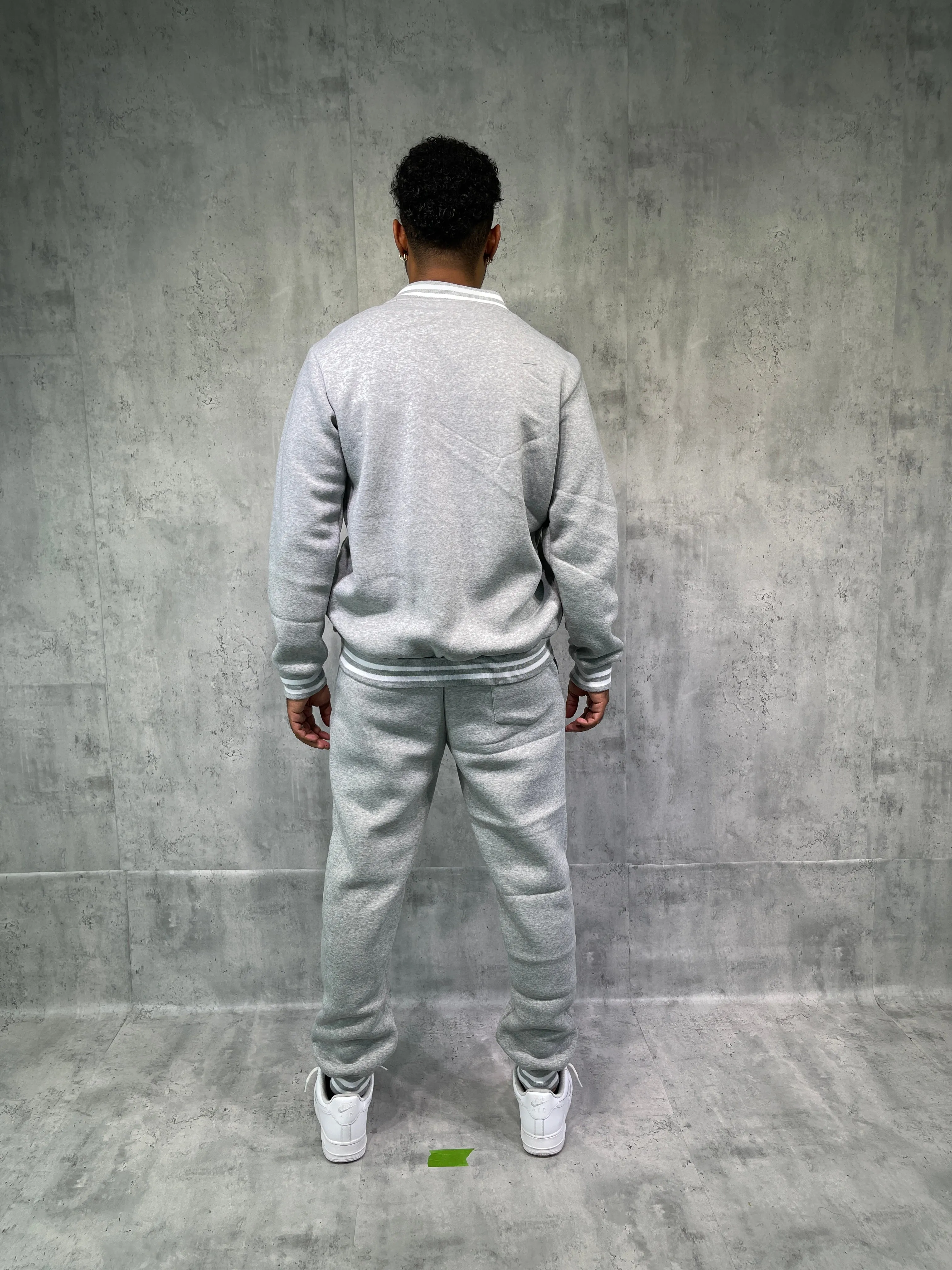 AF18595: Varsity Jacket & Jogger Set