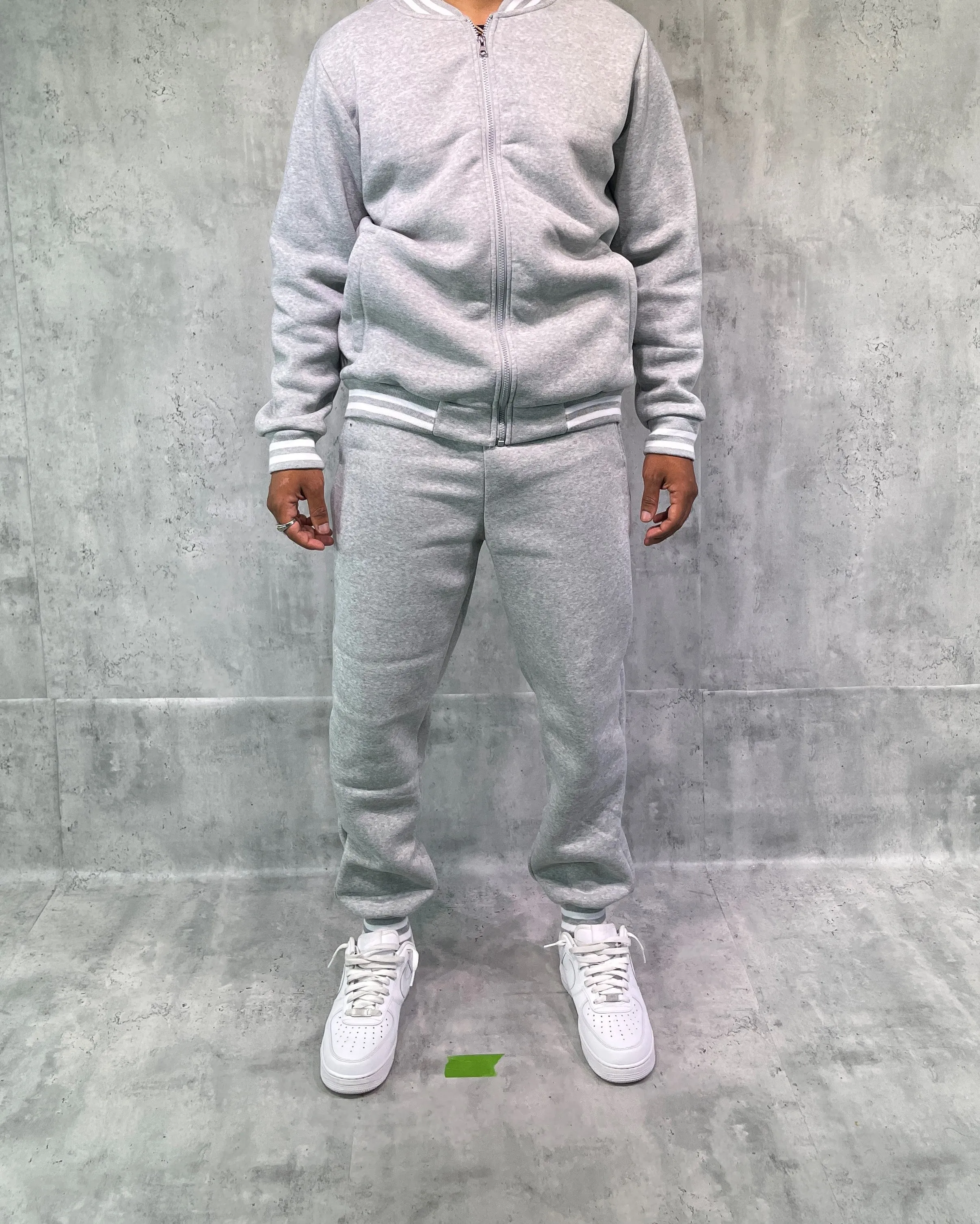 AF18595: Varsity Jacket & Jogger Set