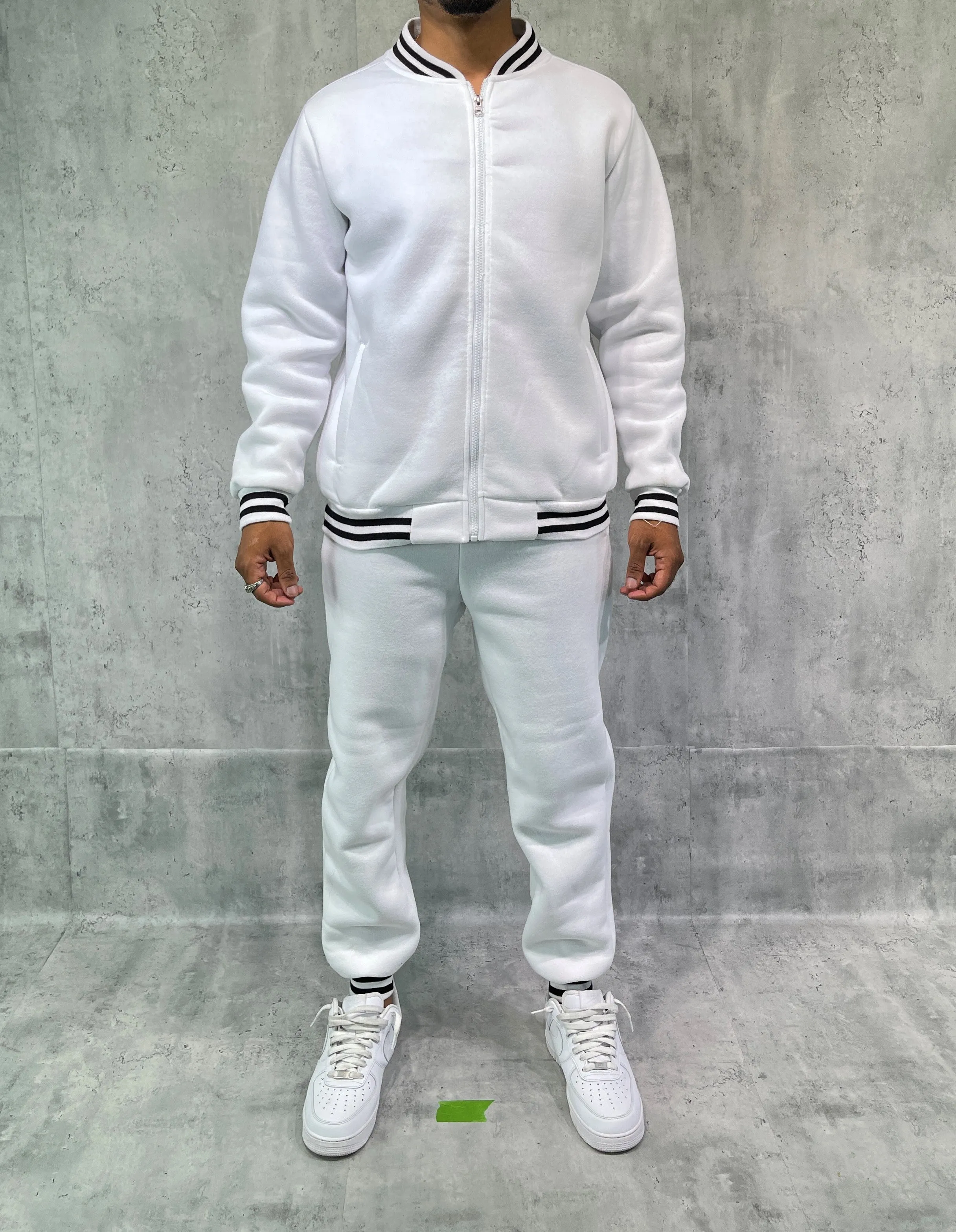 AF18595: Varsity Jacket & Jogger Set