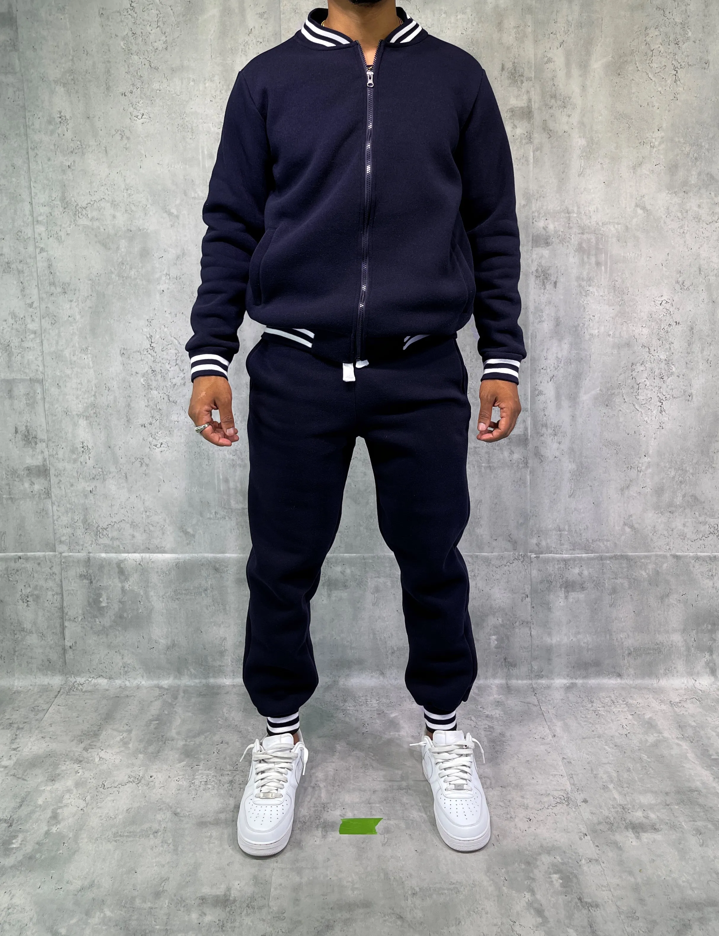 AF18595: Varsity Jacket & Jogger Set