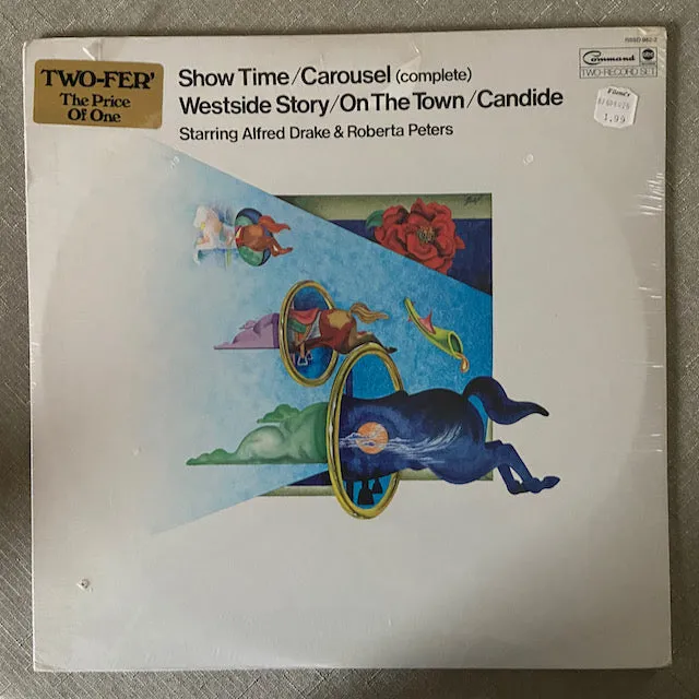 Alfred Drake and Roberta Peters: Show Time / Carousel (Complete) / Westside Story / On The Town / Candide (still-sealed)