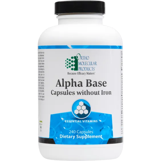 Alpha Base Capsules without Iron