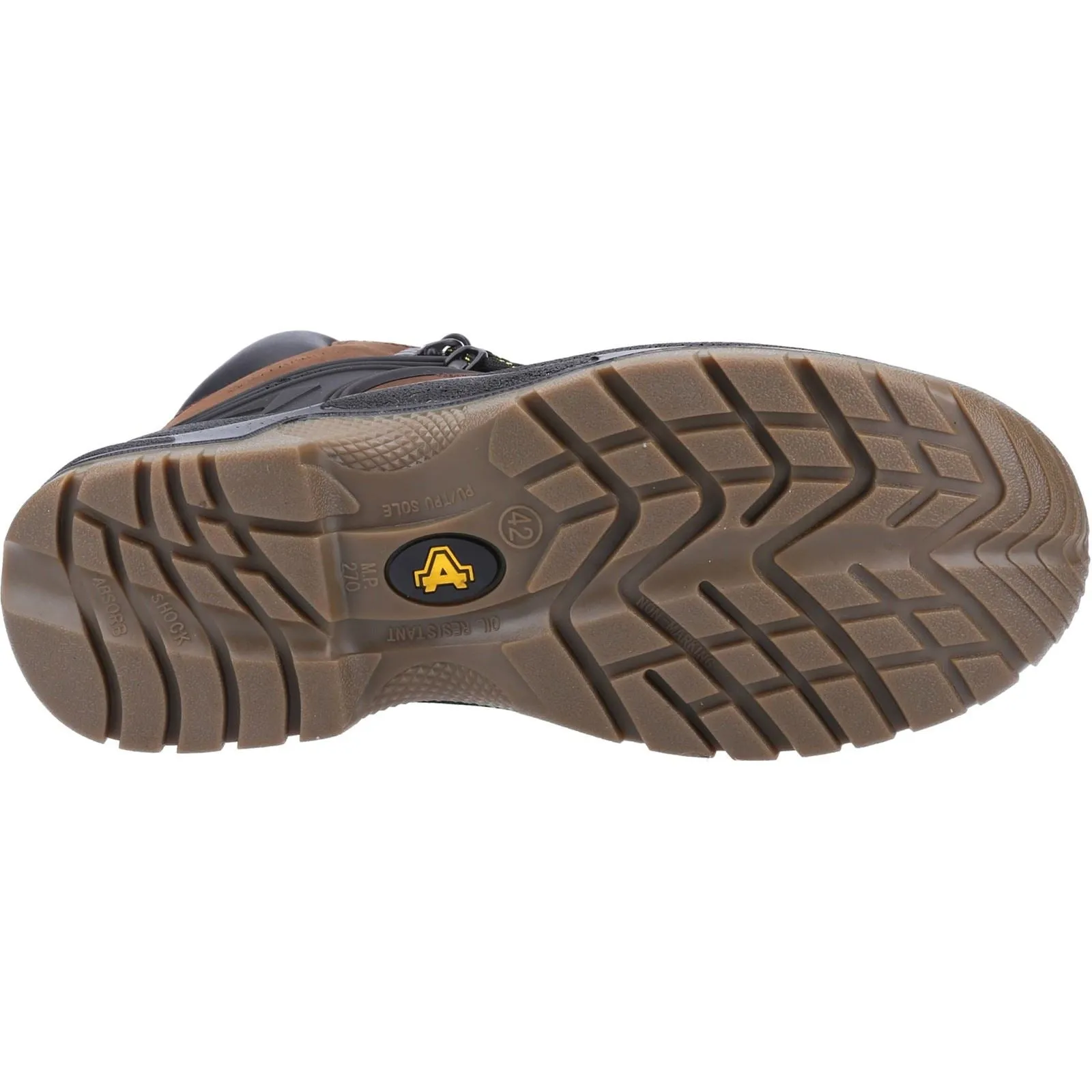 Amblers Men Boots - FS197 Safety Boot in Brown , 4-14