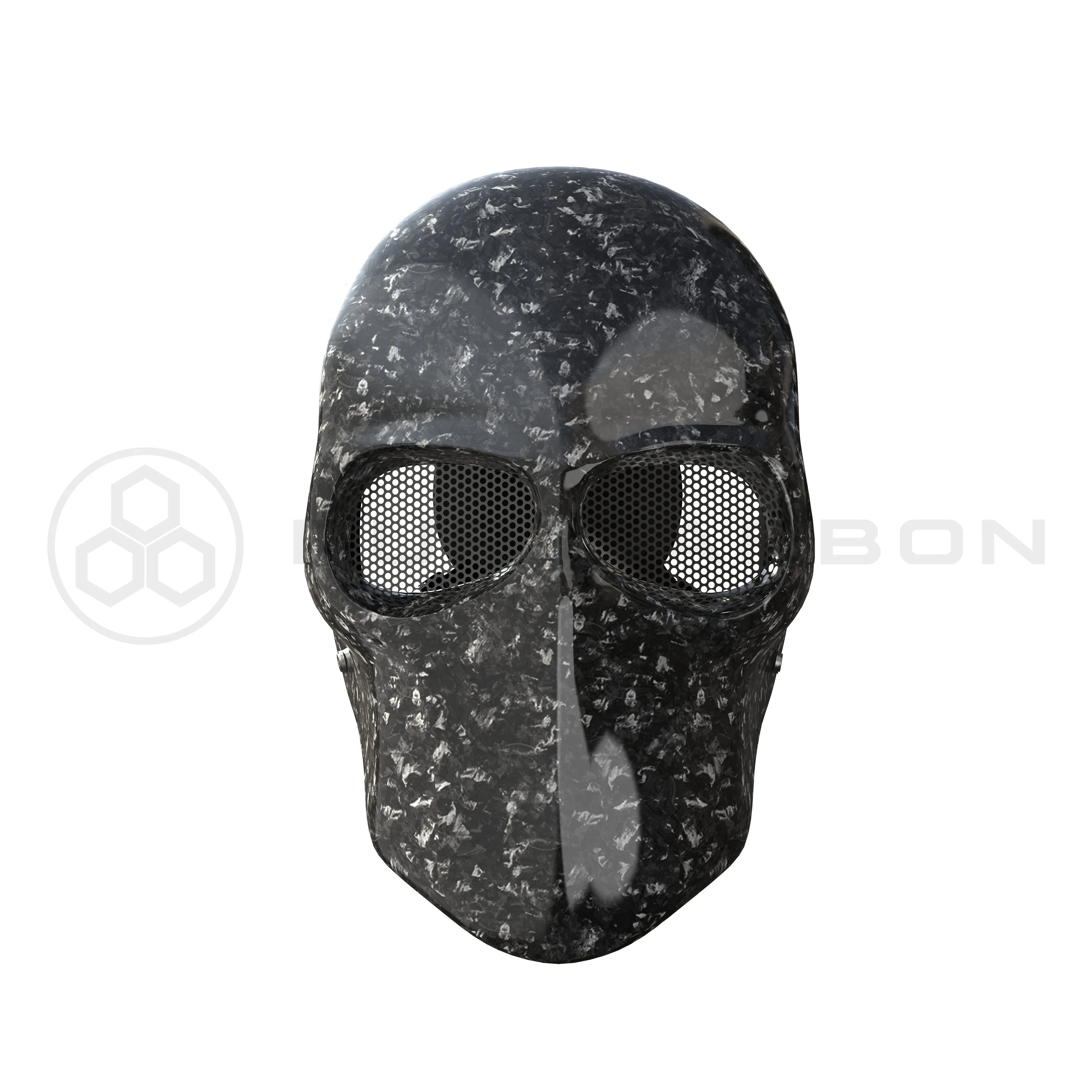 Army Of 2 Mask Real Forged Carbon Fiber