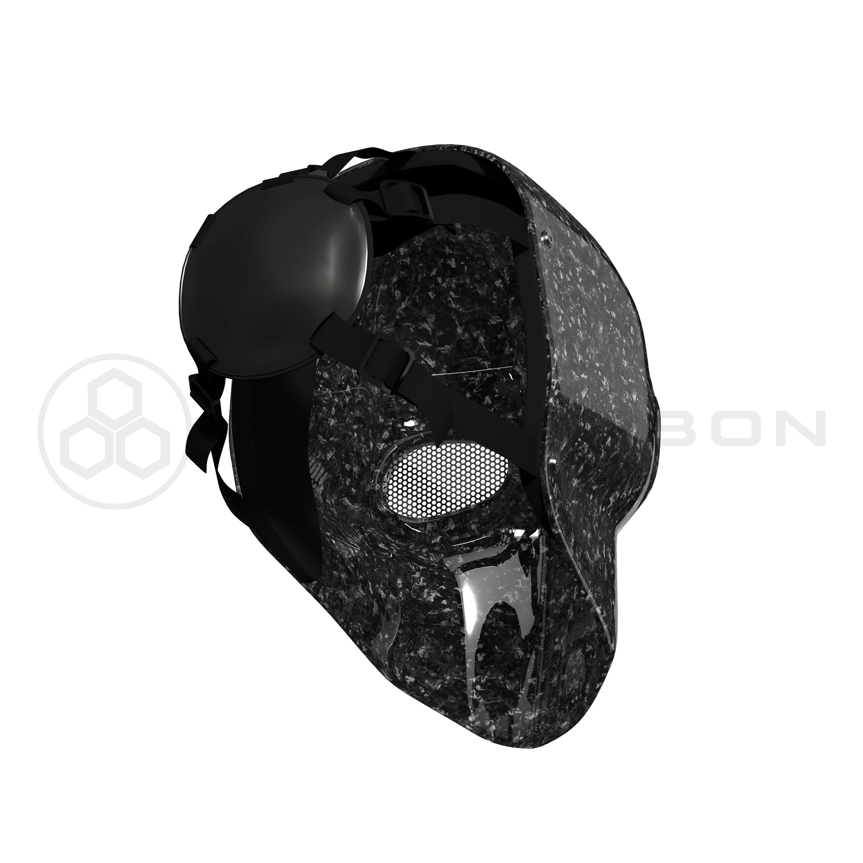 Army Of 2 Mask Real Forged Carbon Fiber
