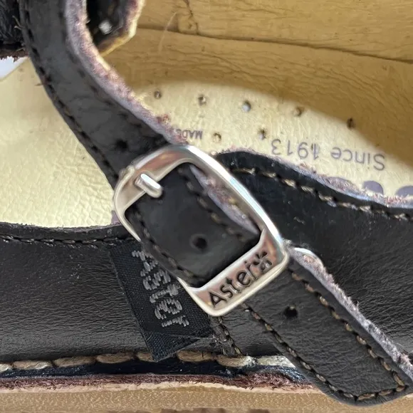 Aster Maryjane rubber sole leather