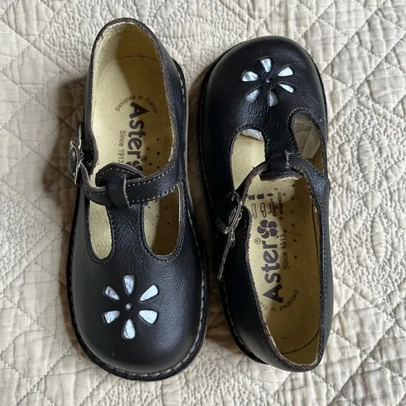 Aster Maryjane rubber sole leather