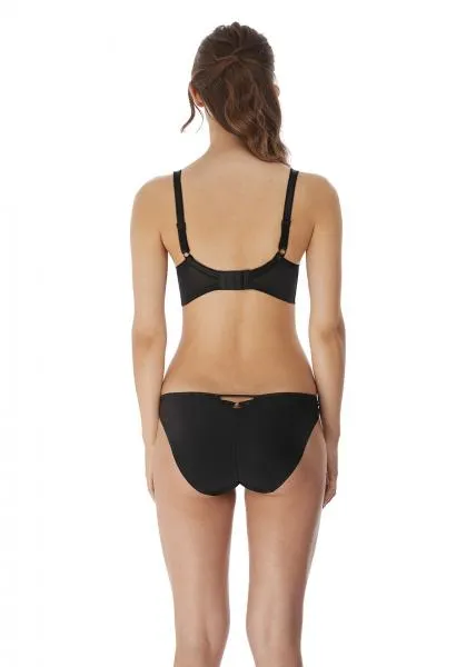 Awakening Underwire Moulded Plunge Bra - Black -