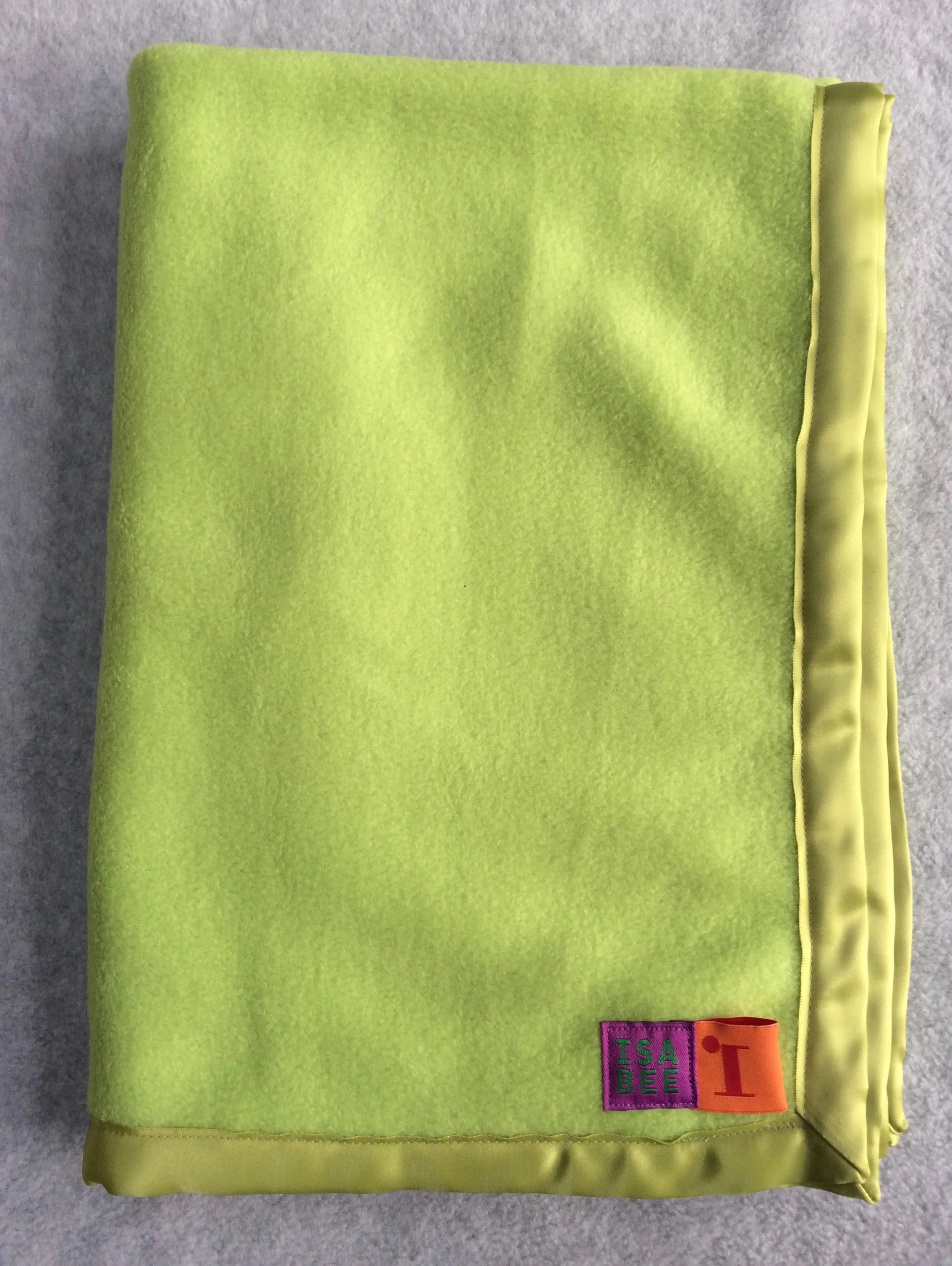 Baby Blanket with Satin Trim