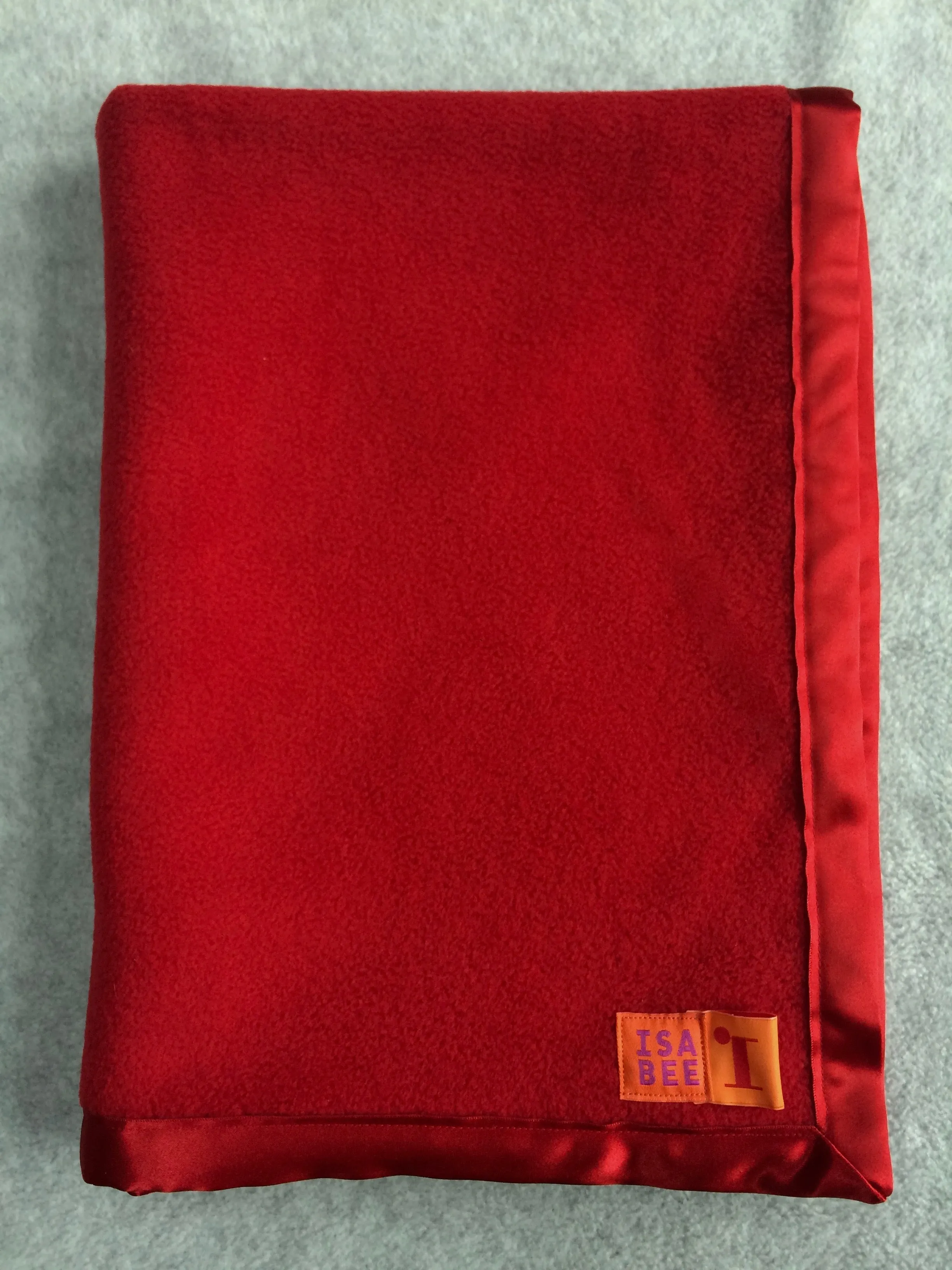 Baby Blanket with Satin Trim