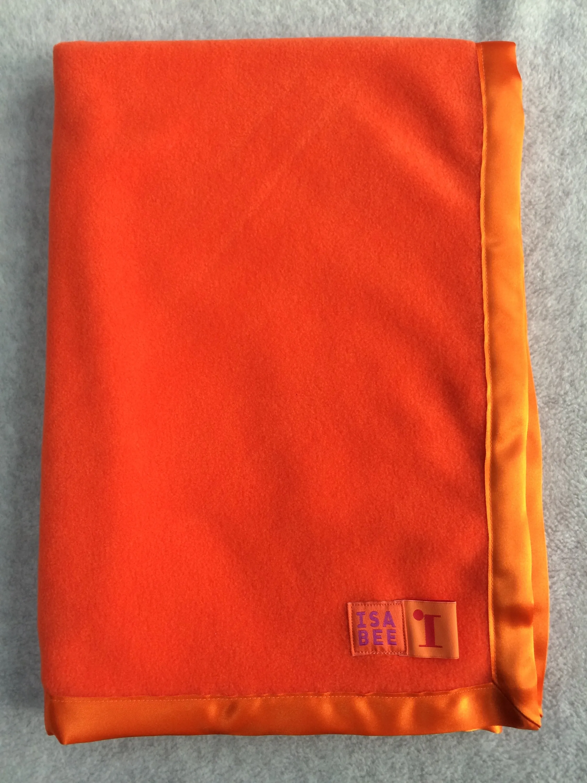 Baby Blanket with Satin Trim