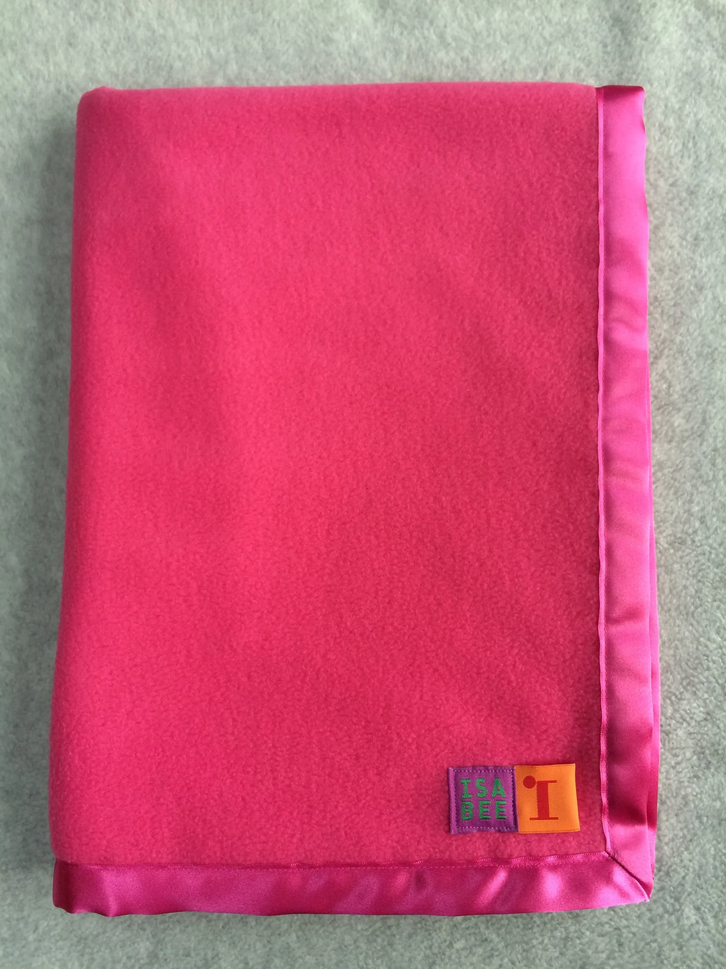 Baby Blanket with Satin Trim