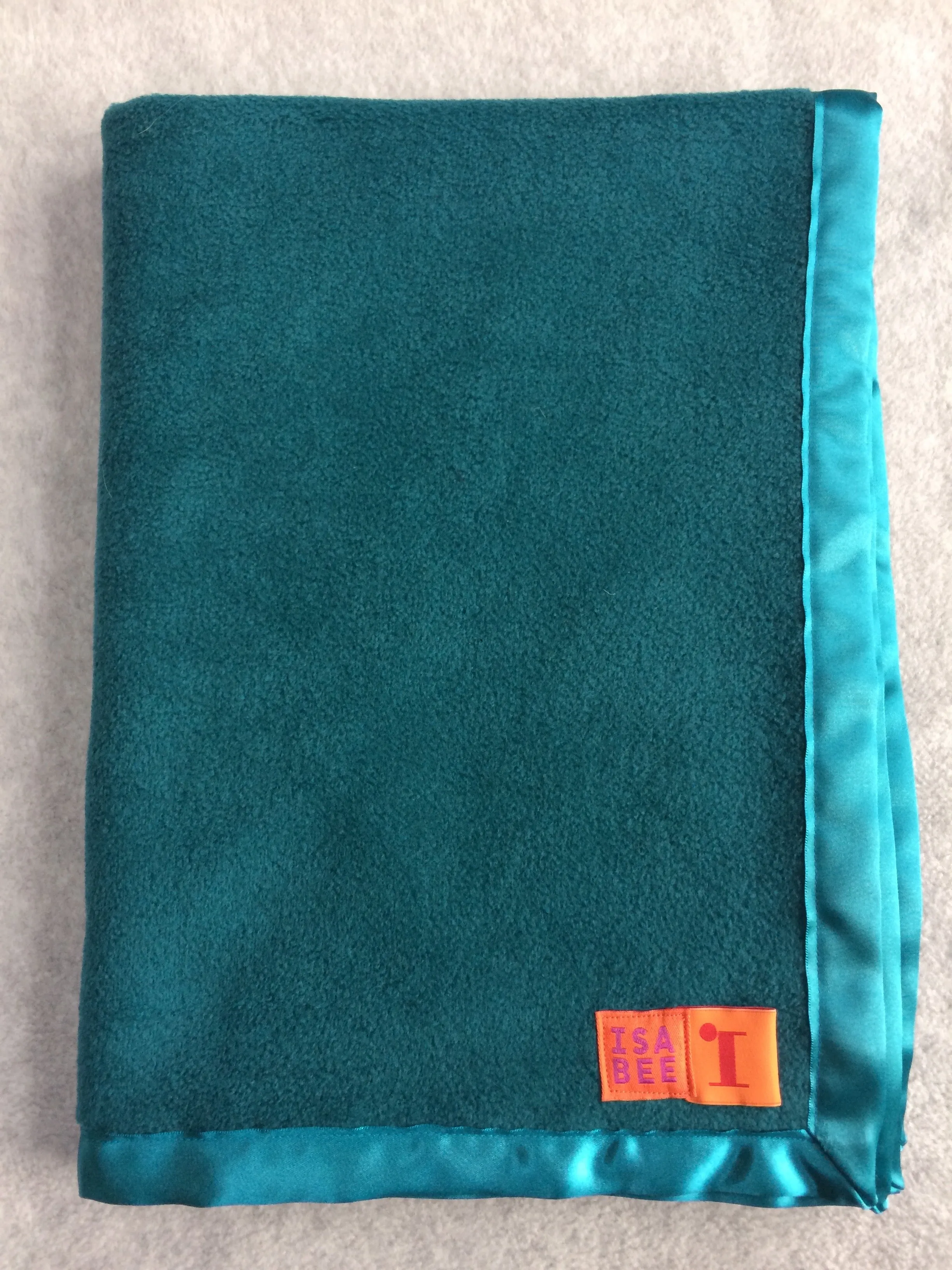 Baby Blanket with Satin Trim