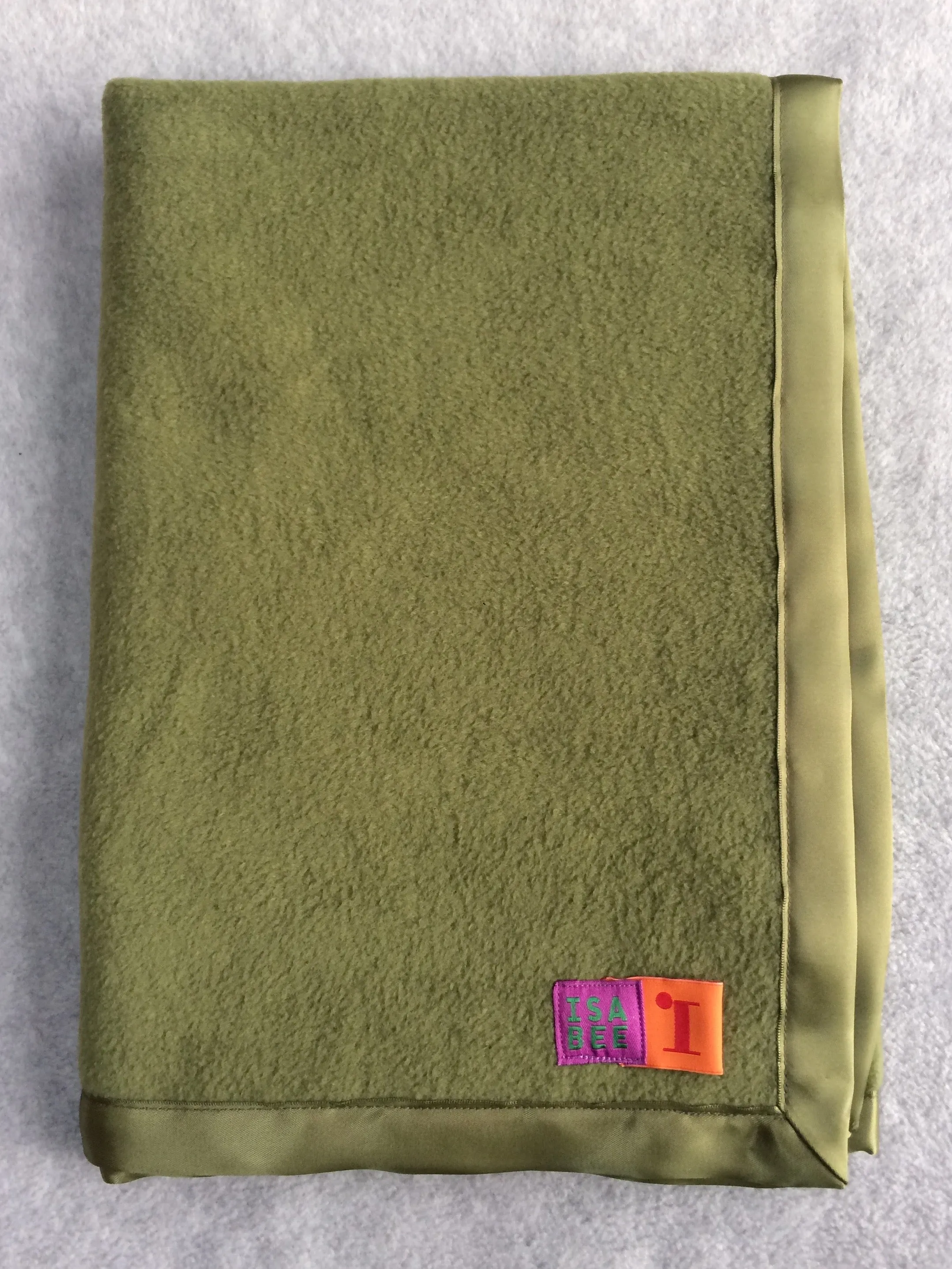 Baby Blanket with Satin Trim