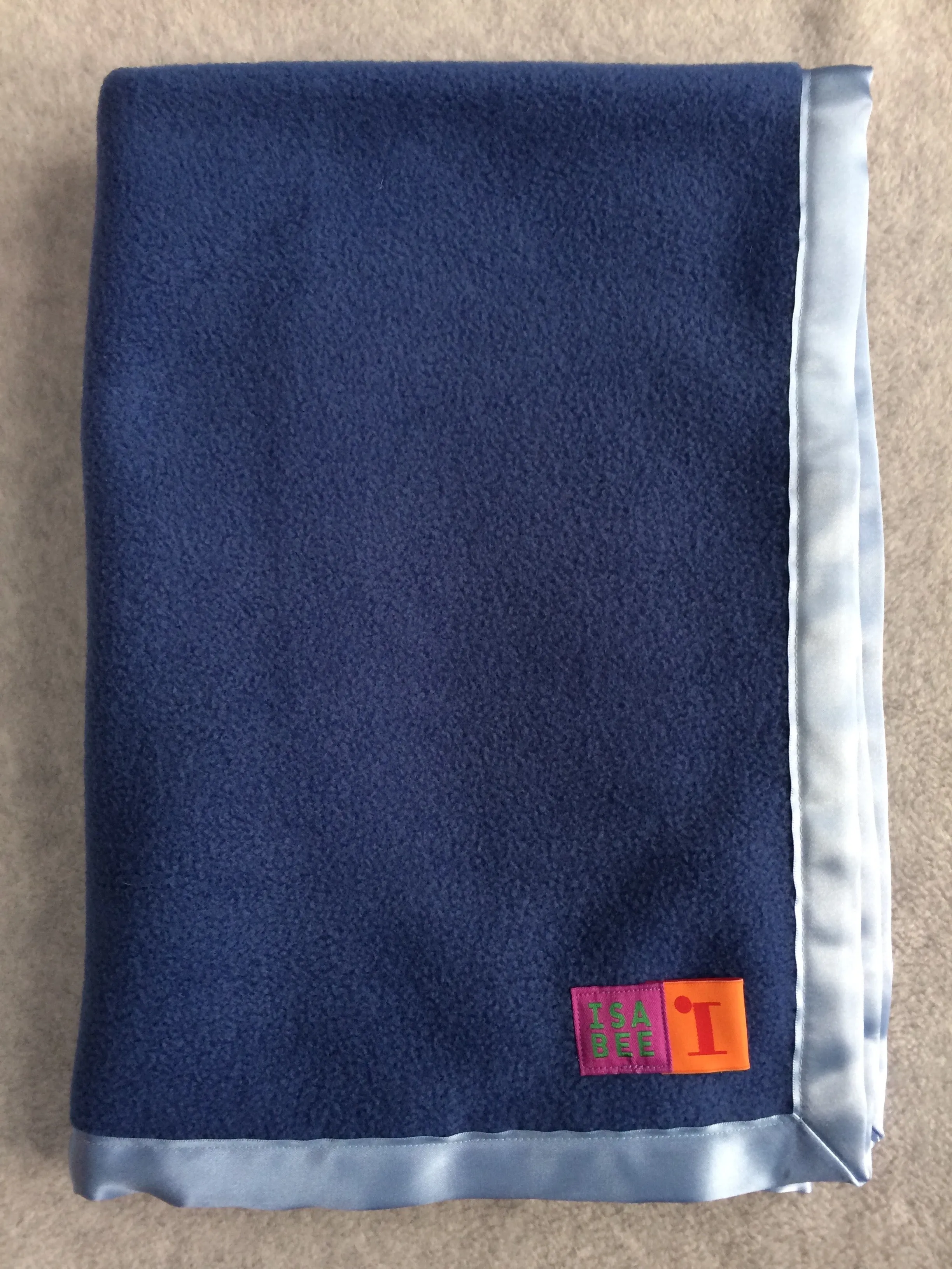 Baby Blanket with Satin Trim