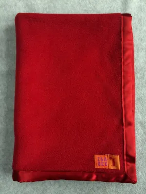 Baby Blanket with Satin Trim