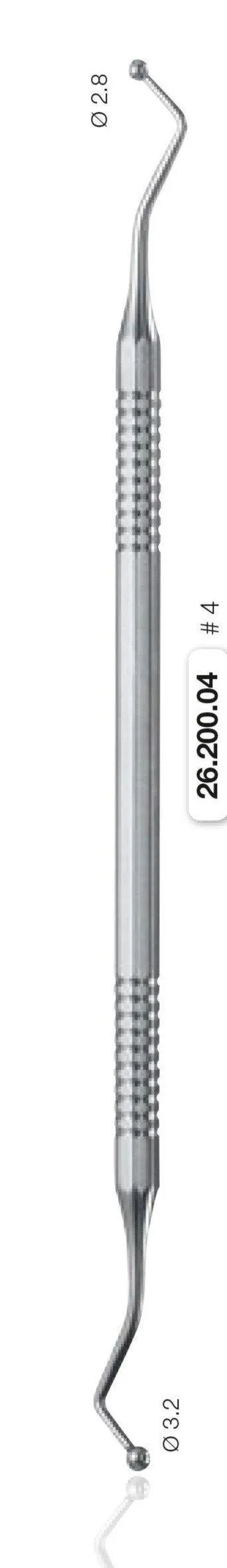 Ball Shaped Plugger, Double Ended 3.2 and 2.8mm (26.200.04)
