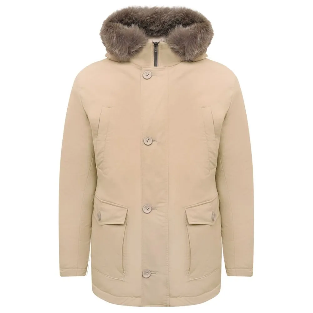 Beige Nylon Jacket