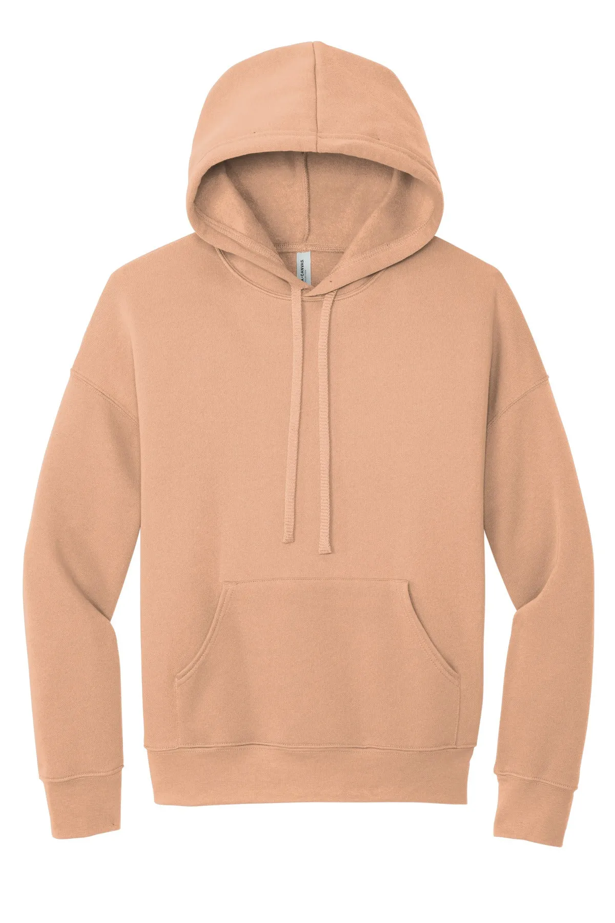BELLA CANVAS  Unisex Sponge Fleece Pullover DTM Hoodie. BC3729 Peach