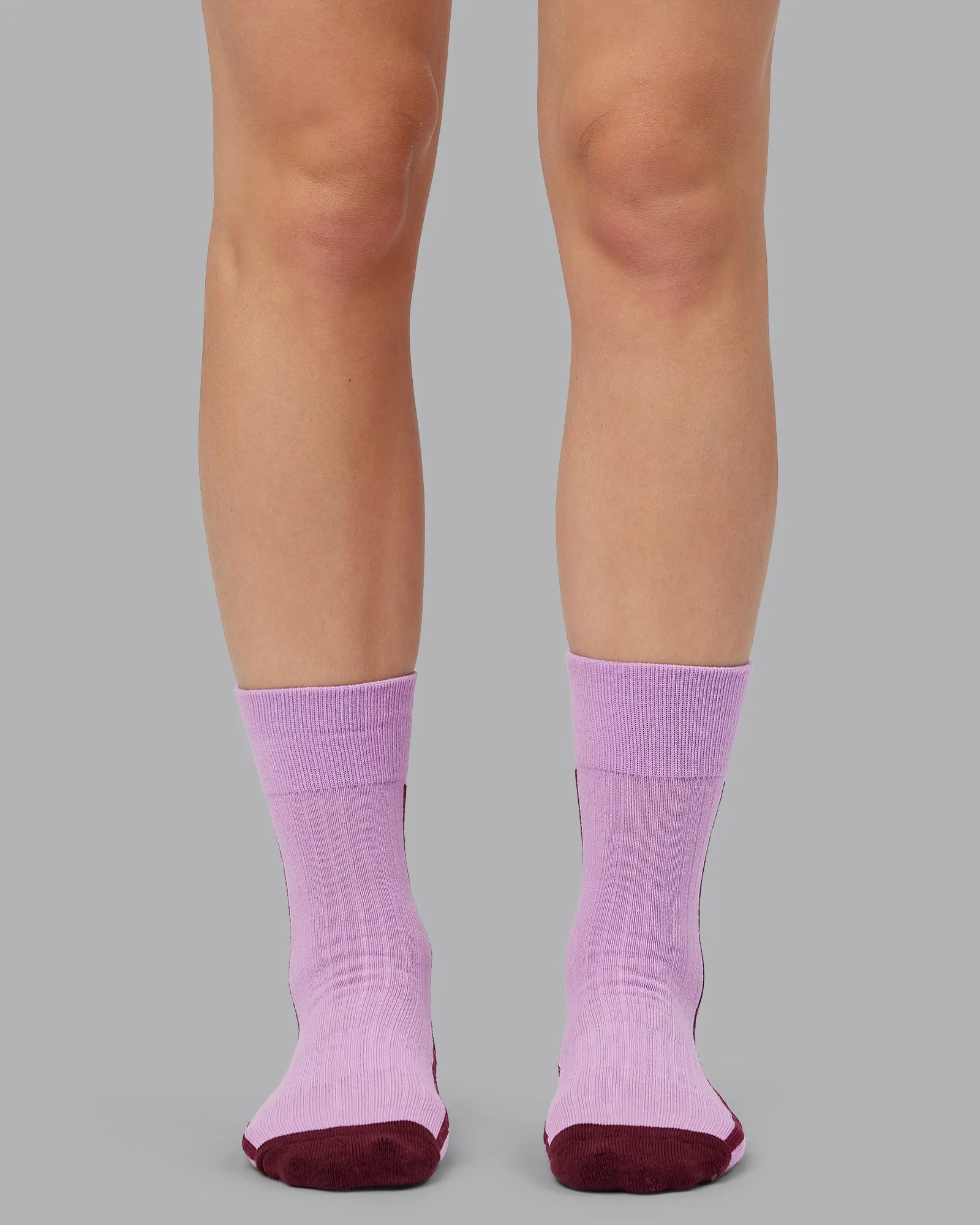 Bend Crew Pilates Grip Socks - Light Violet