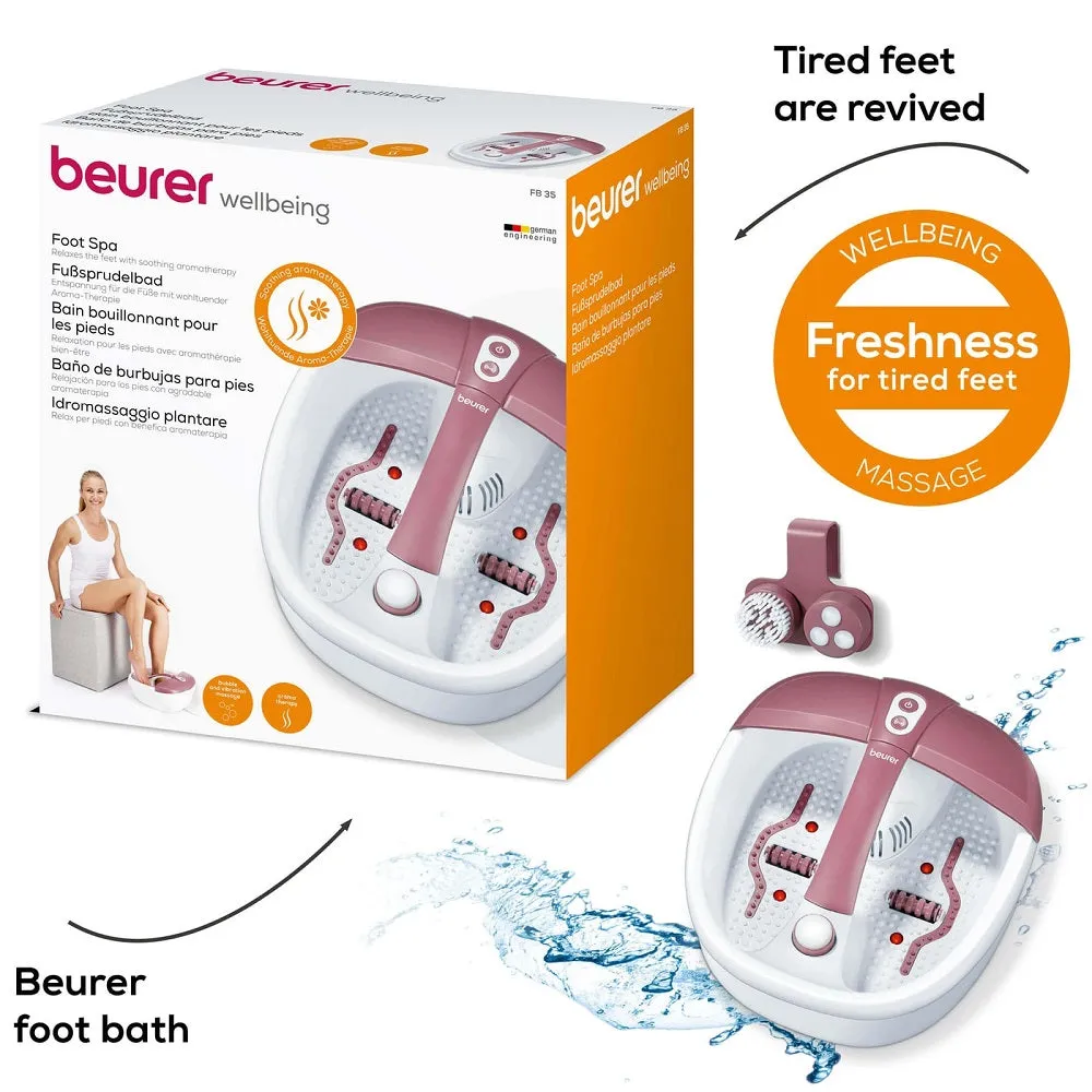 Beurer FB 35 Foot Spa with Aroma Filter, Magnetic Field & Infrared Therapy