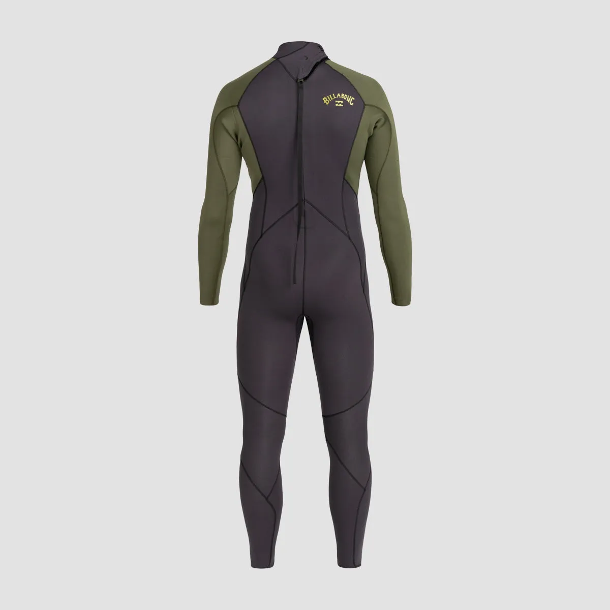 Billabong Intruder 4/3mm GBS Back Zip Wetsuit Antique Black
